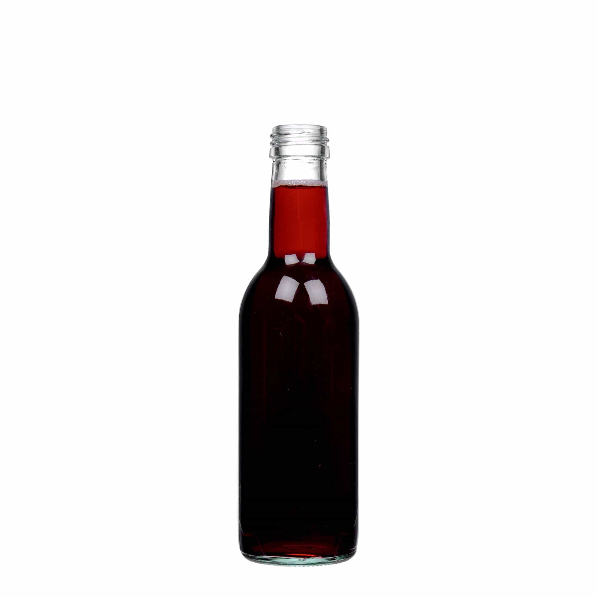 250 ml Bottiglia Bordolese, vetro, imboccatura: PP 28