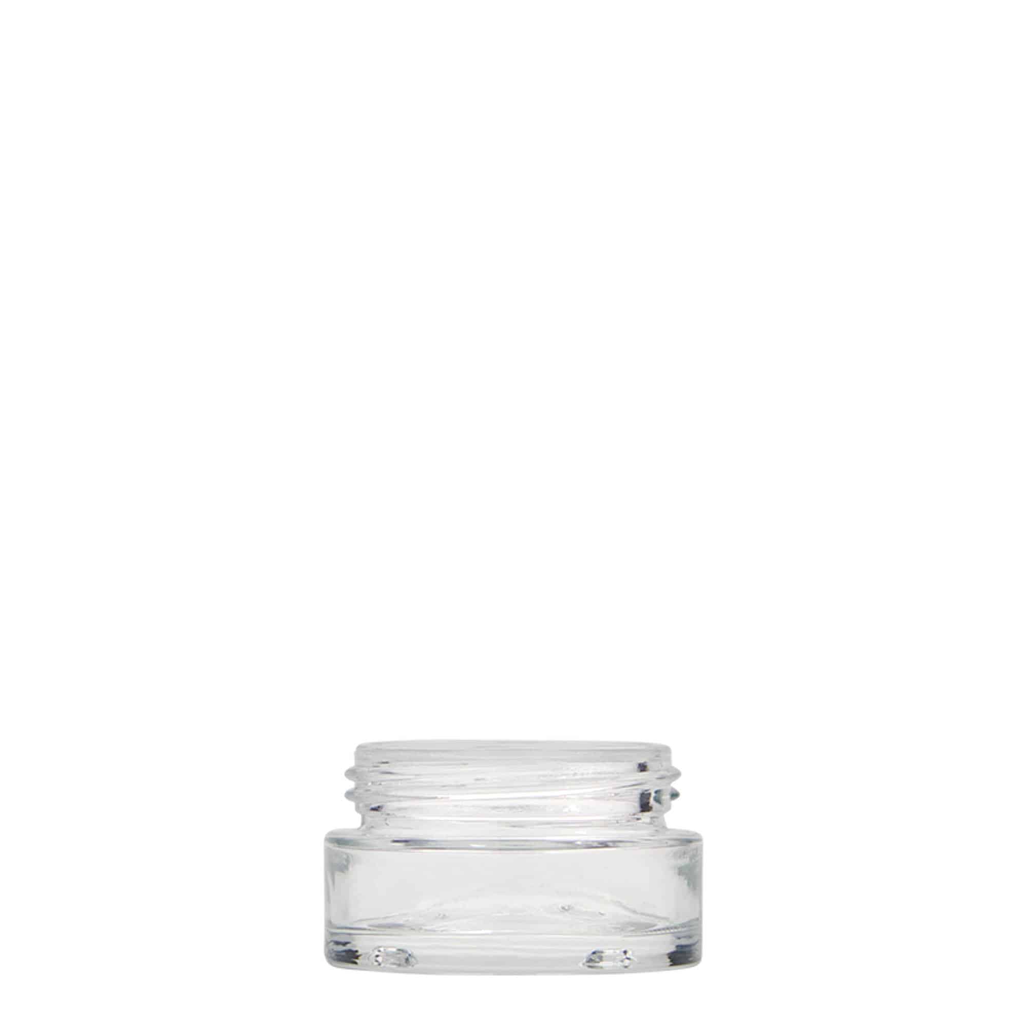 15 ml Contenitore cosmetico 'Clear Edition', vetro, imboccatura: a vite