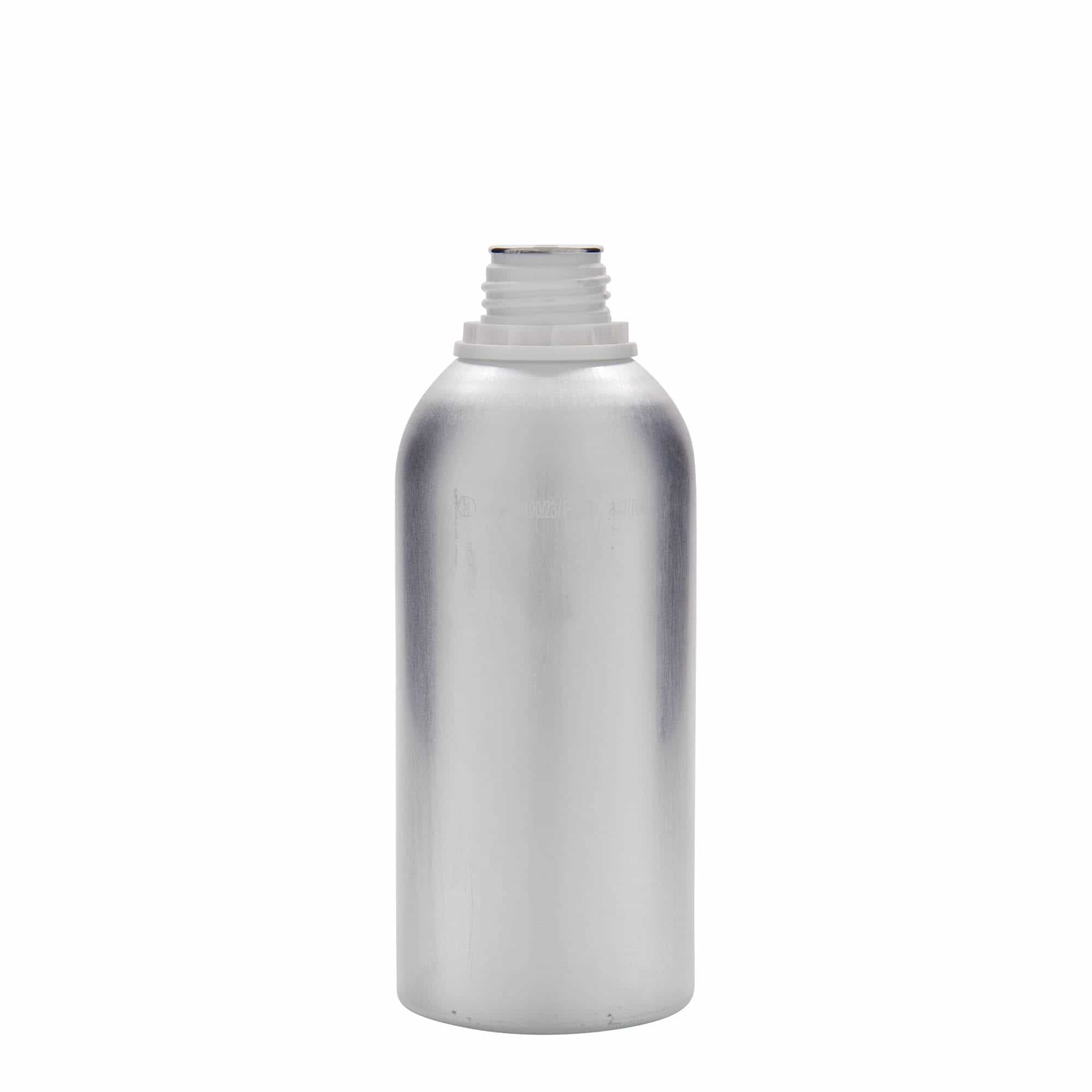 625 ml Bottiglia in alluminio, metallo, argento, imboccatura: DIN 32