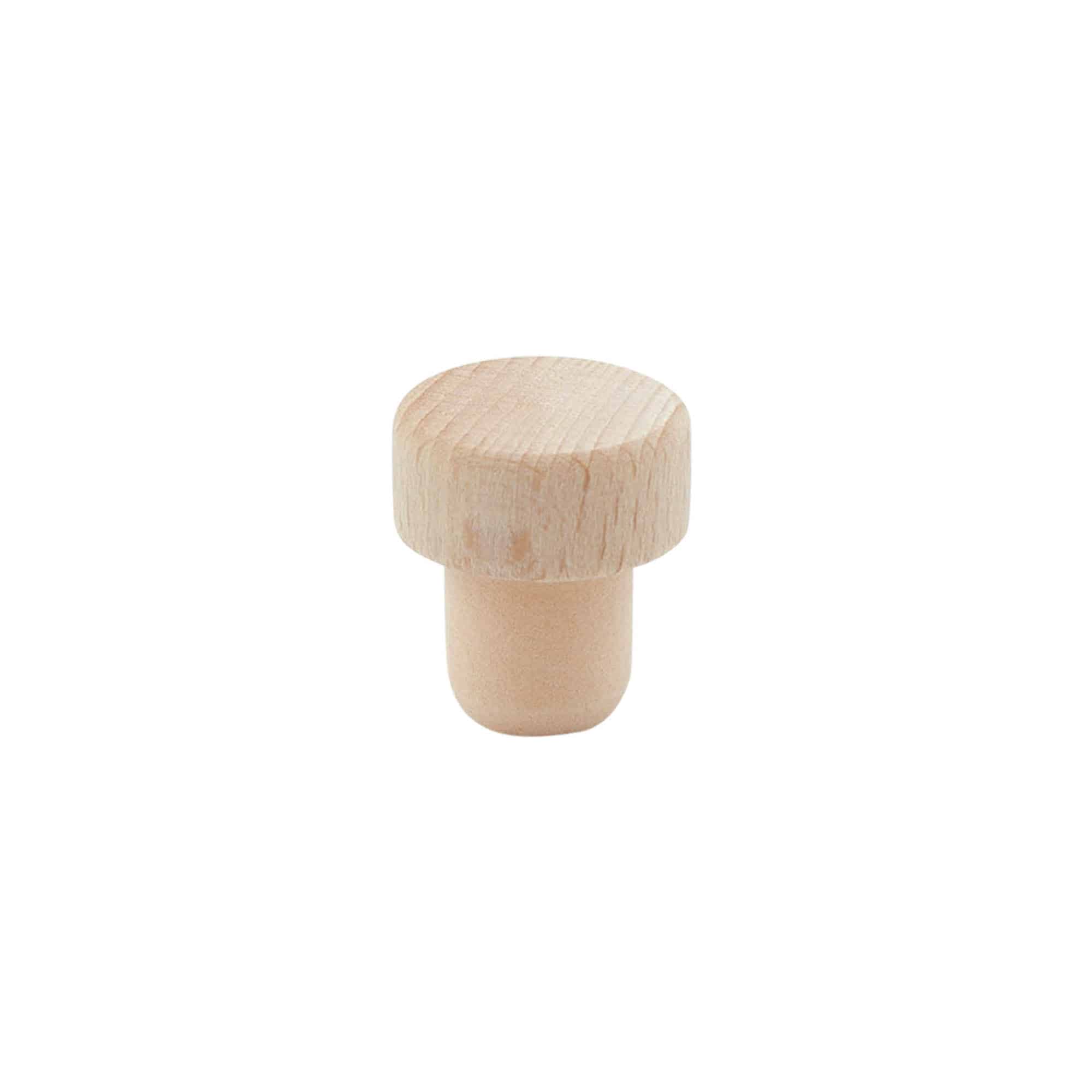 Tappo a fungo 14 mm, legno, per imboccatura: fascetta