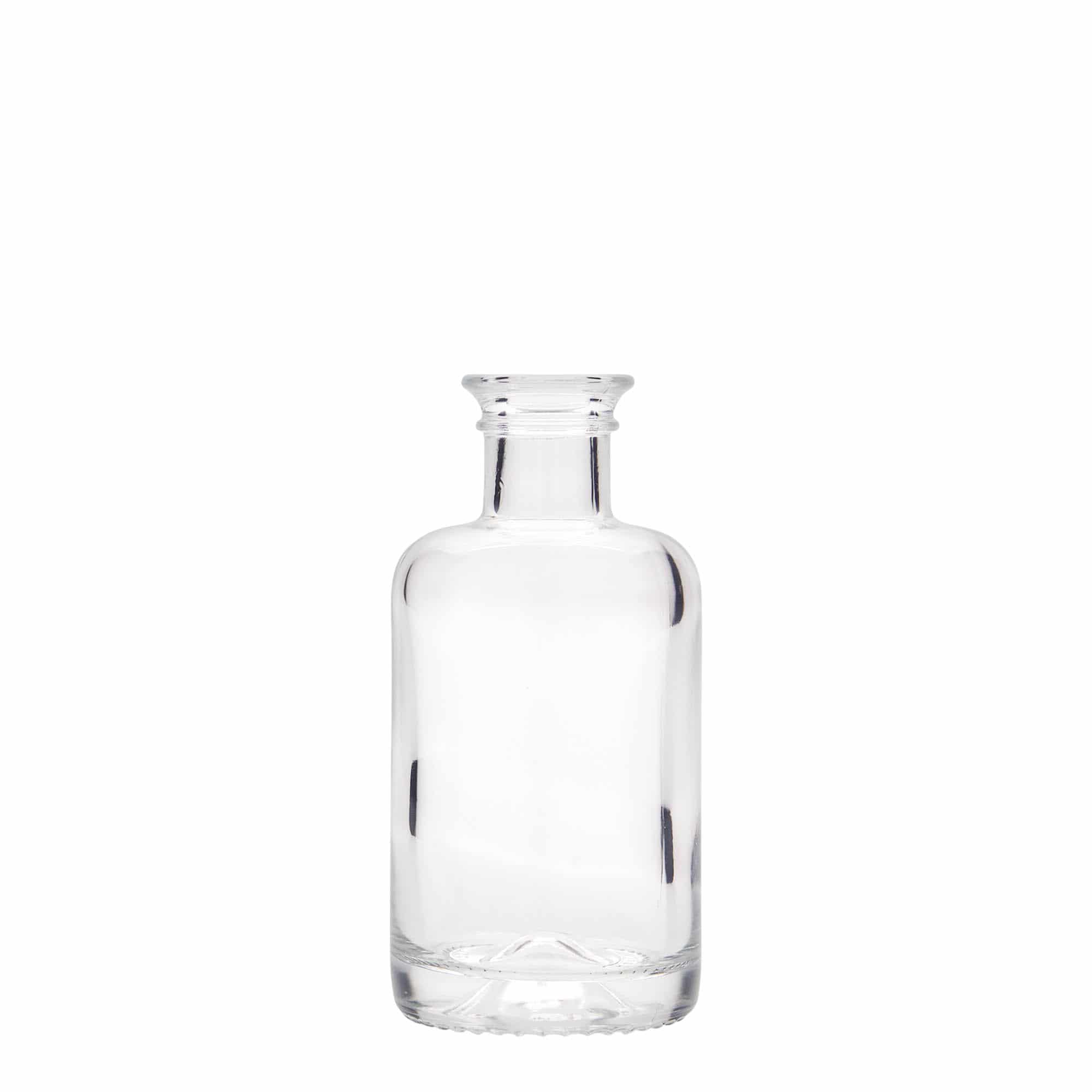 100 ml Bottiglia da farmacia, vetro, imboccatura: fascetta