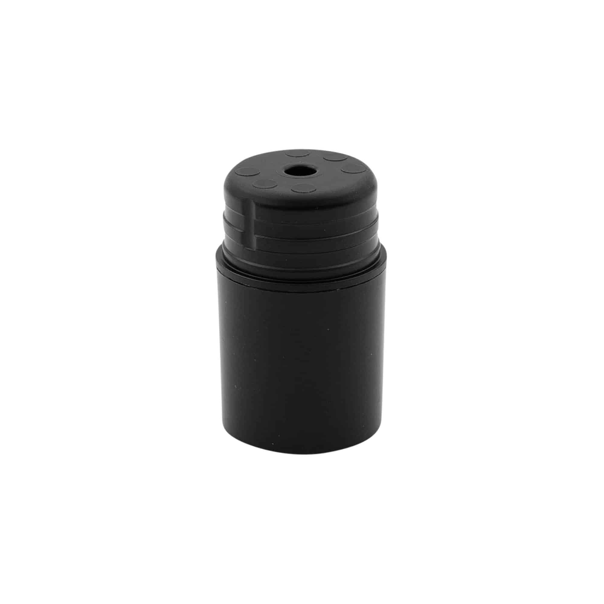 Dispenser a pompa Airless 'Nano', plastica PP, nero