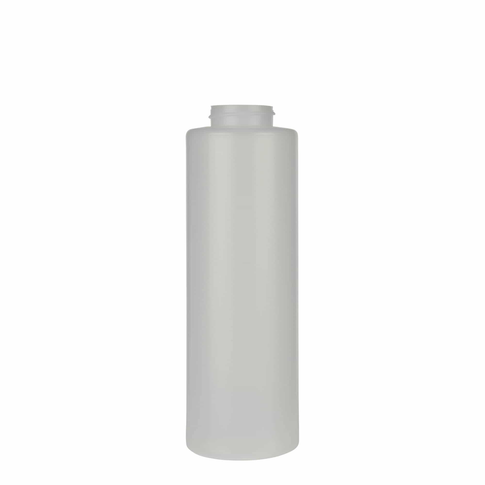 500 ml Bottiglia per salse, plastica LDPE, naturale, imboccatura: GPI 38/400