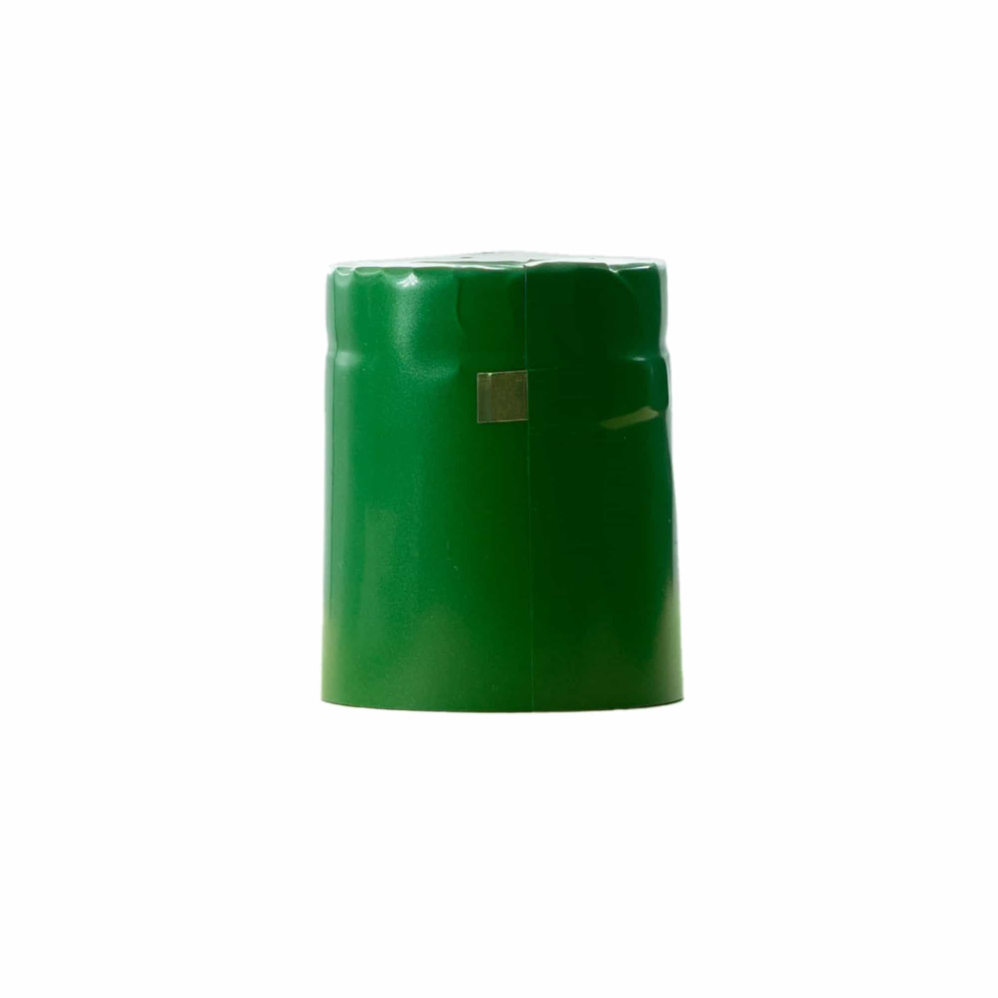 Capsula termoretraibile 32x41, plastica PVC, verde