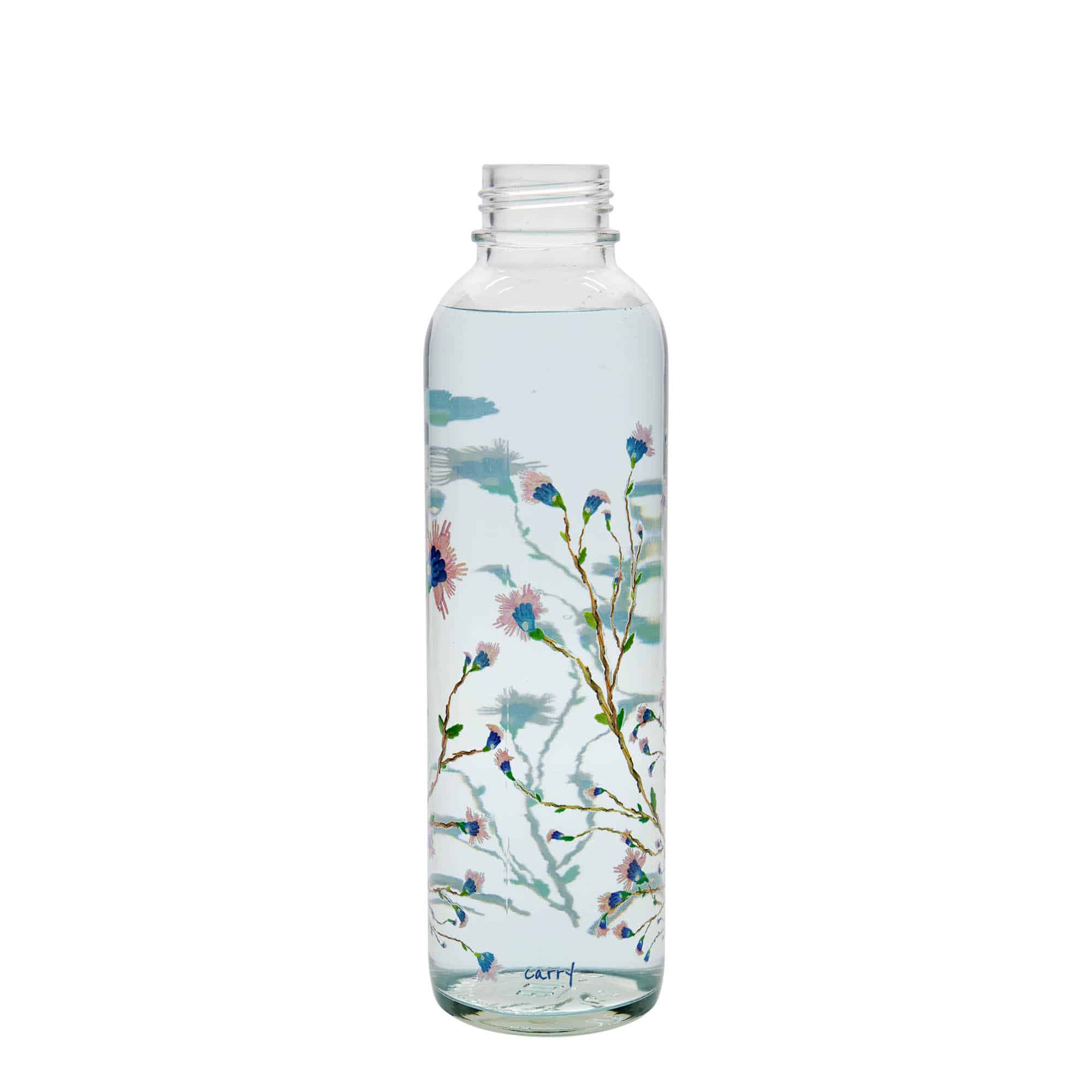 700 ml Borraccia 'CARRY Bottle', motivo: Hanami, vetro, imboccatura: a vite