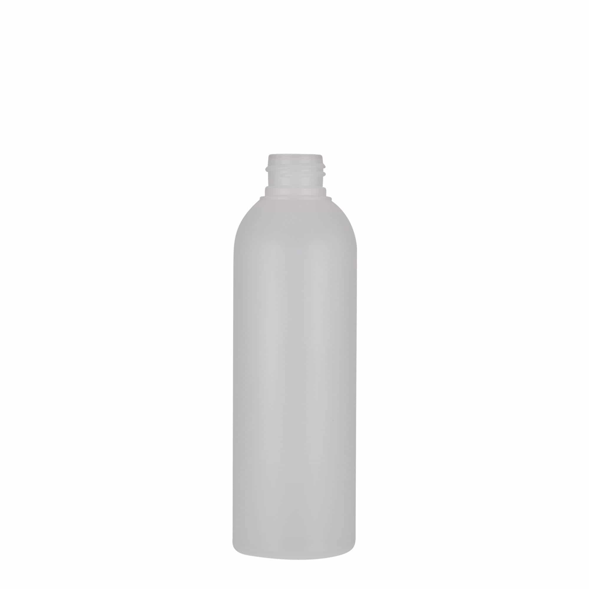 200 ml Flacone in plastica 'Tuffy', HDPE, naturale, imboccatura: GPI 24/410