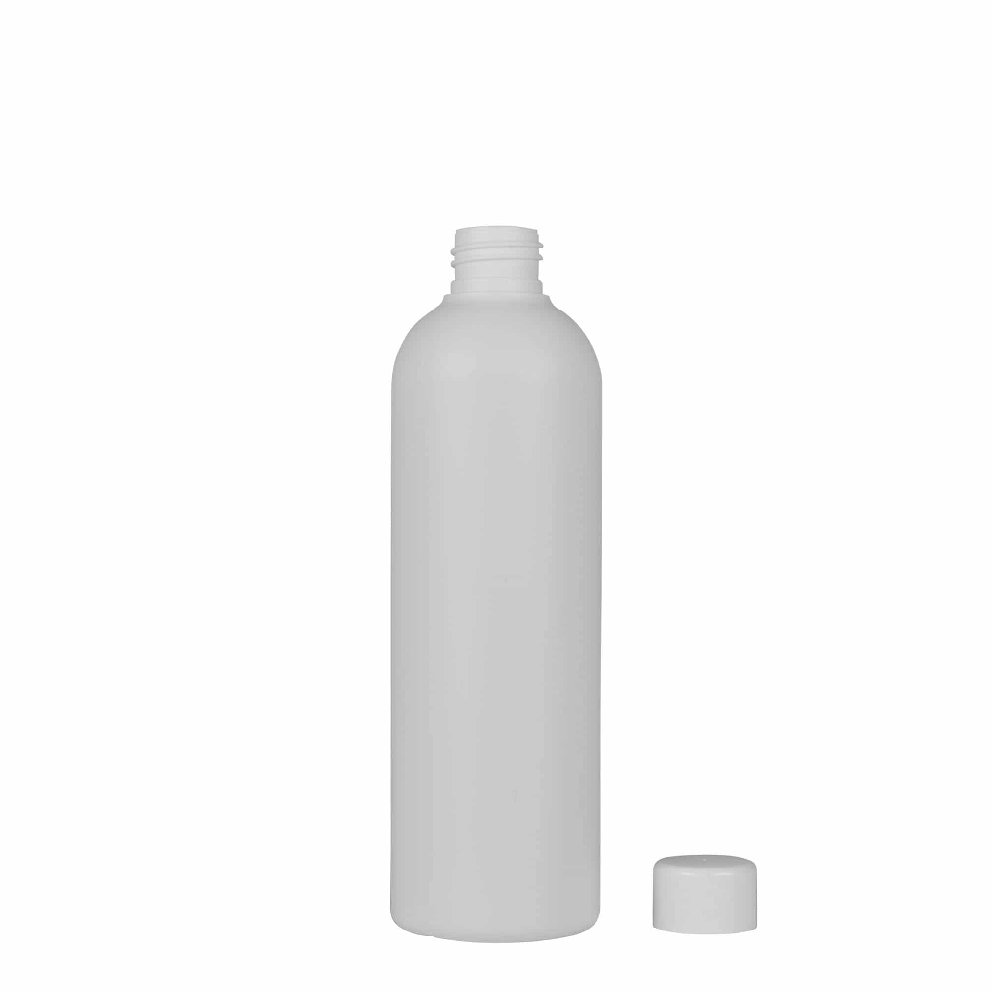 300 ml Flacone in plastica 'Tuffy', HDPE, bianco, imboccatura: GPI 24/410