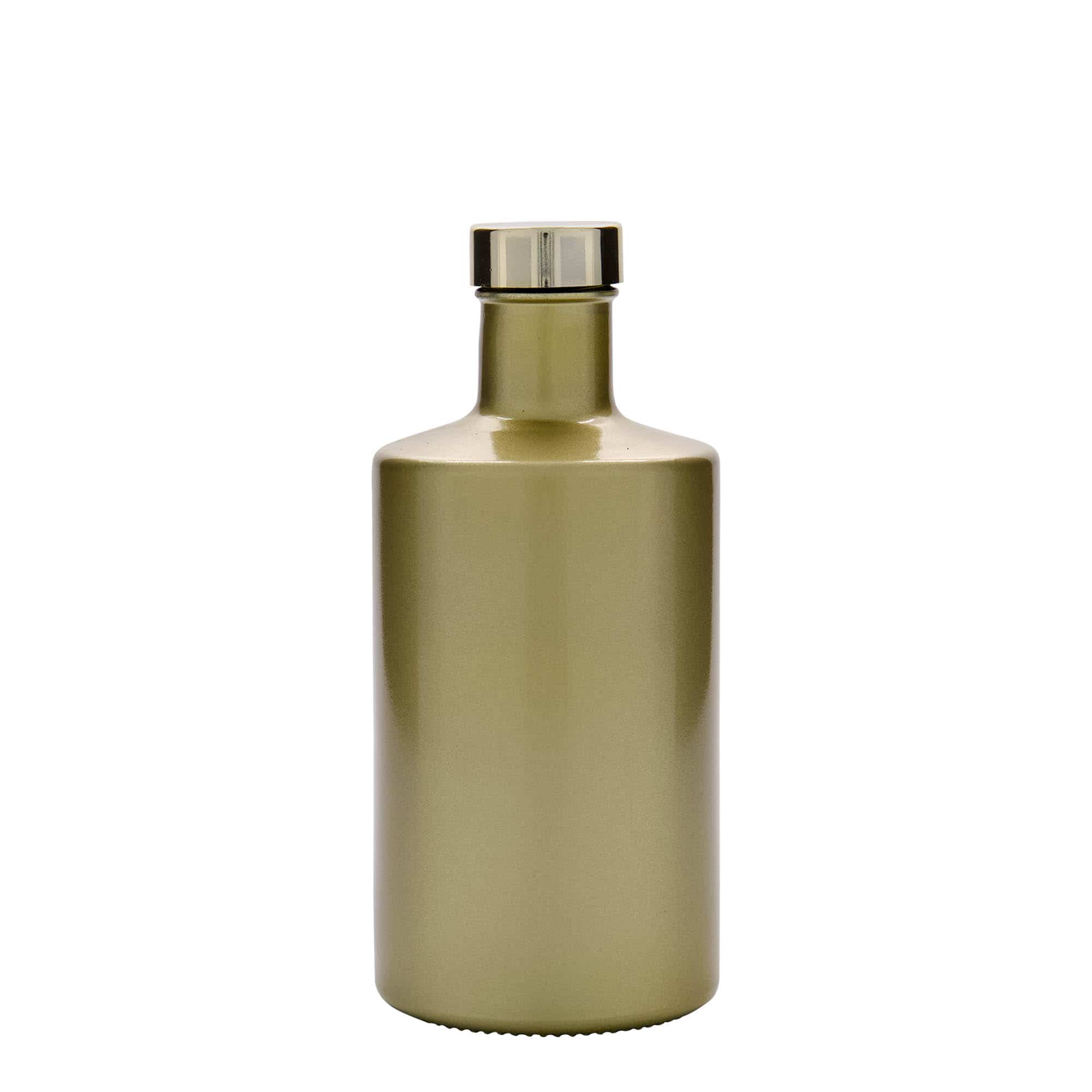 500 ml Bottiglia di vetro 'Caroline', oro, imboccatura: GPI 33