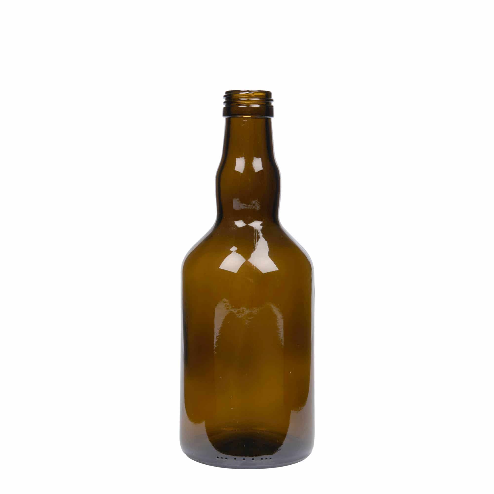 500 ml Bottiglia di vetro 'Olona', verde antico, imboccatura: PP 31,5