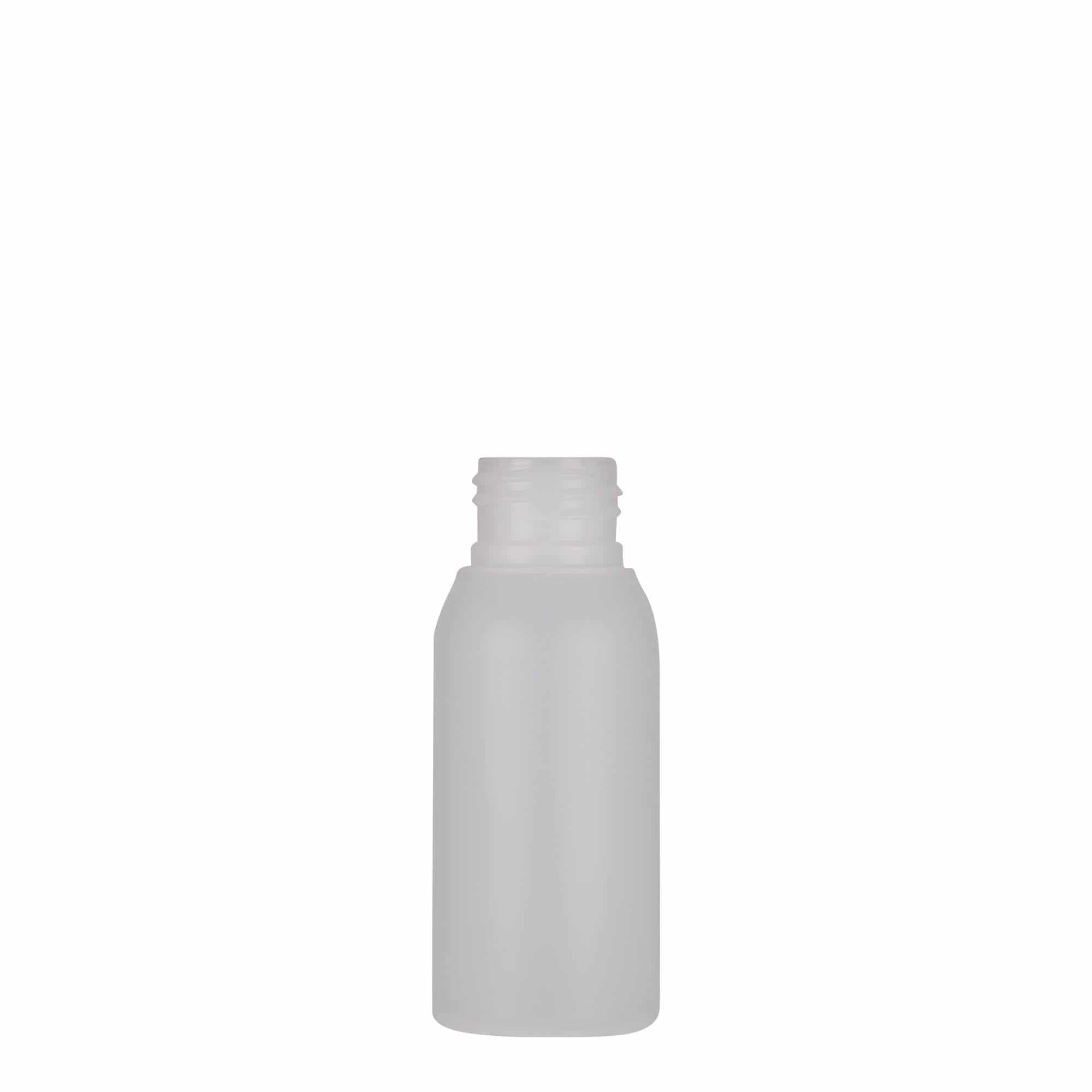 50 ml Flacone in plastica 'Tuffy', HDPE, naturale, imboccatura: GPI 24/410