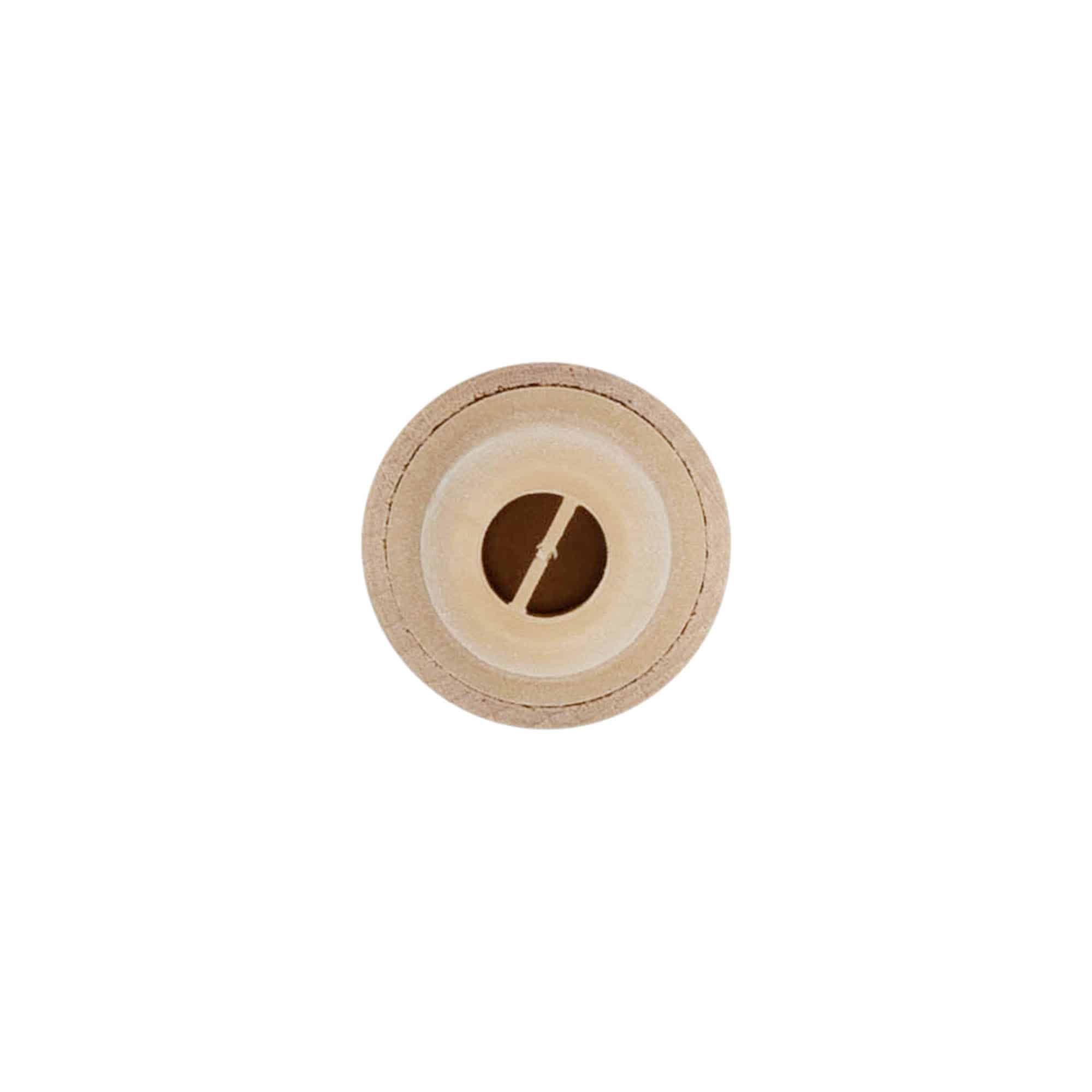 Tappo a fungo con dosatore 19 mm, legno-plastica, multicolore, per imboccatura: fascetta