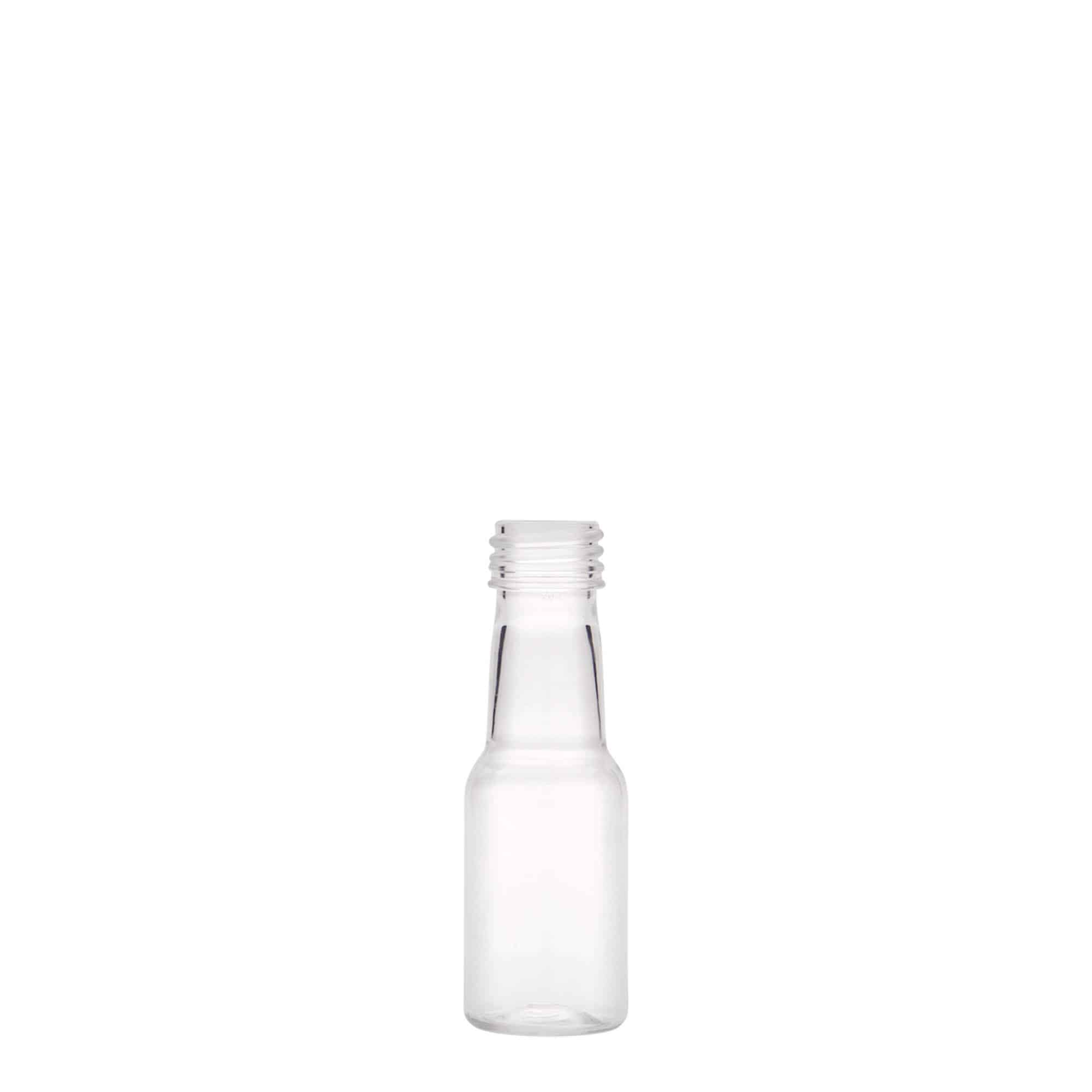 20 ml Bottiglietta PET 'Theo', plastica, imboccatura: PP 18