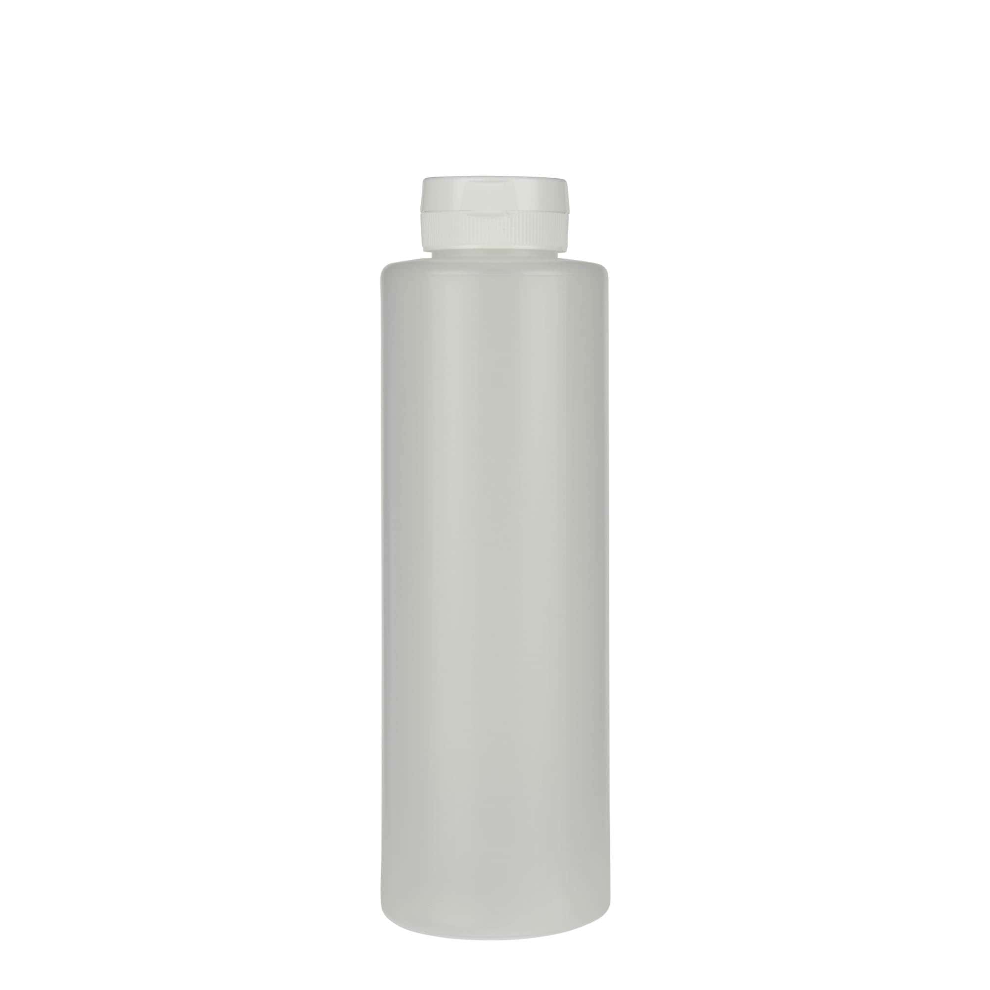 500 ml Bottiglia per salse, plastica LDPE, naturale, imboccatura: GPI 38/400