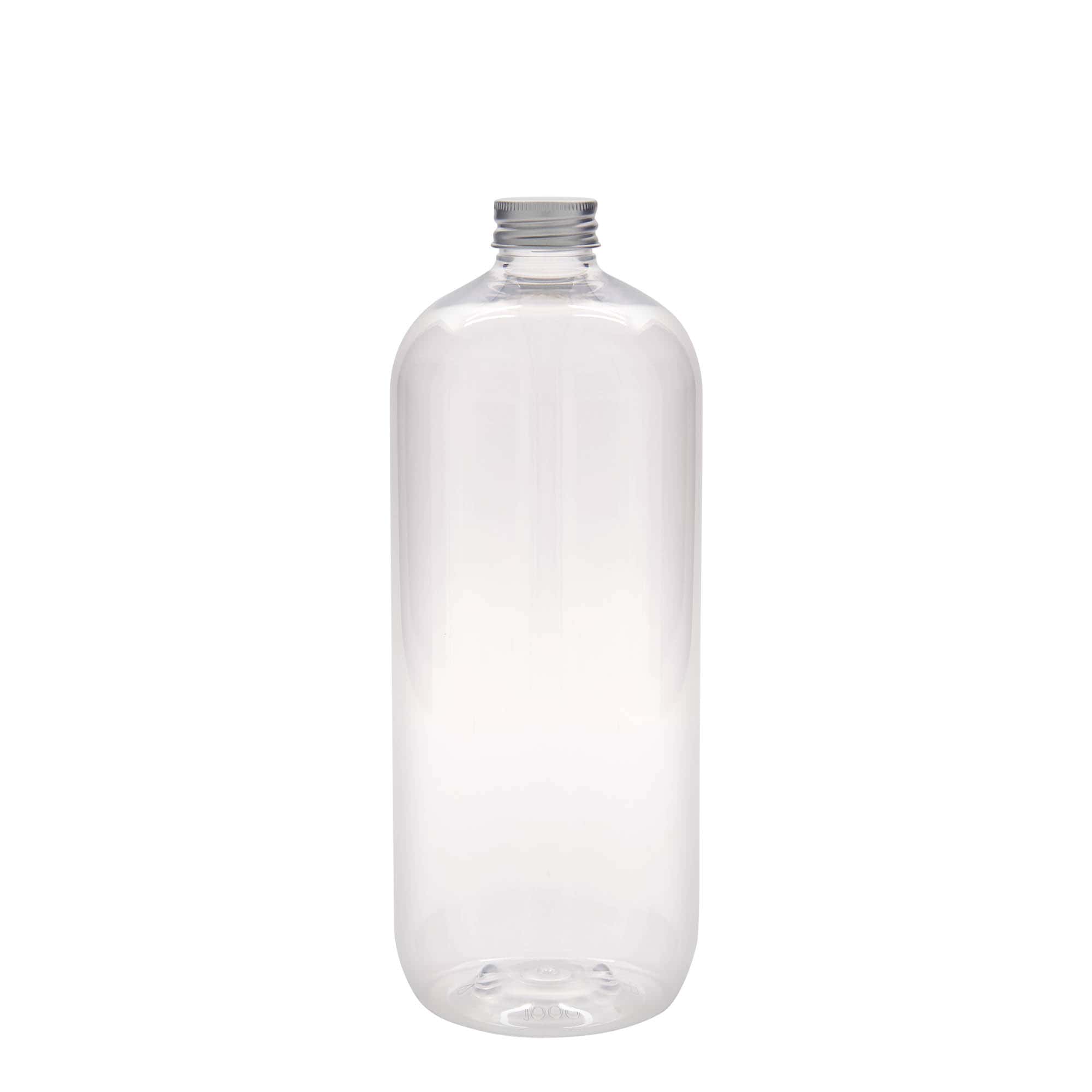 1.000 ml Bottiglia PET 'Boston', plastica, imboccatura: GPI 28/410