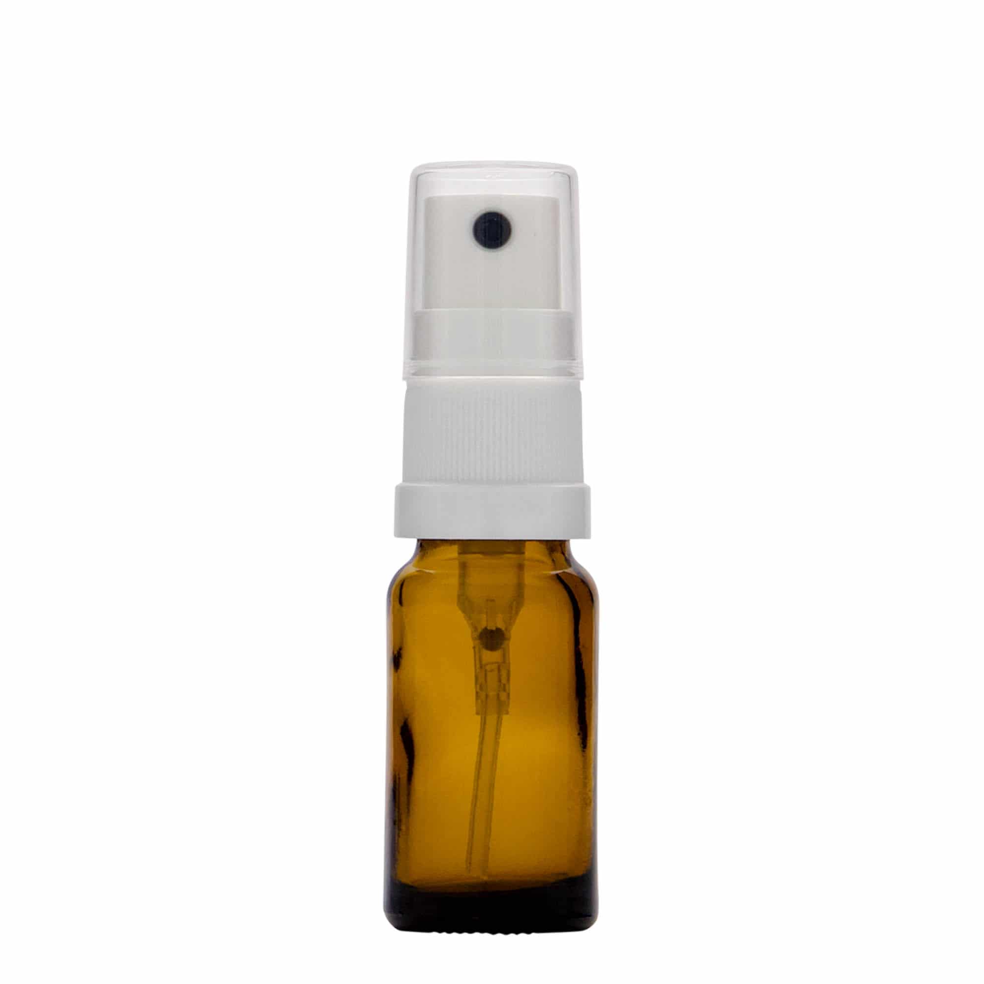 10 ml Flacone spray farmaceutico, vetro, marrone, imboccatura: DIN 18