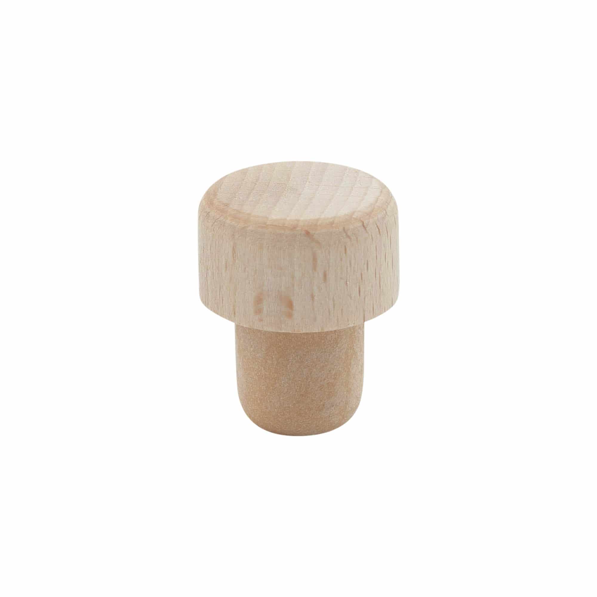 Tappo a fungo con dosatore 19 mm, legno-plastica, multicolore, per imboccatura: fascetta