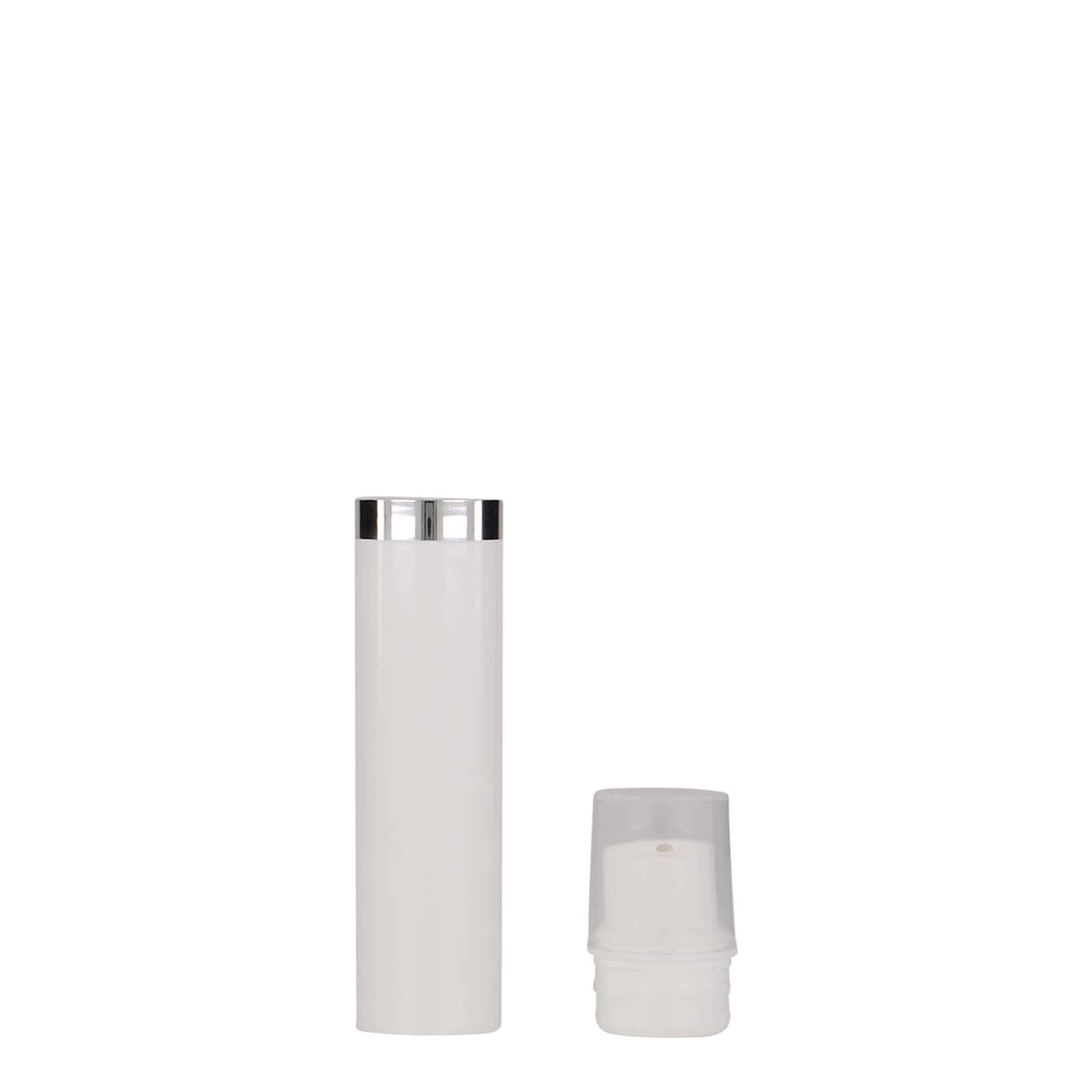 15 ml Flacone Airless 'Nano', plastica PP, bianco