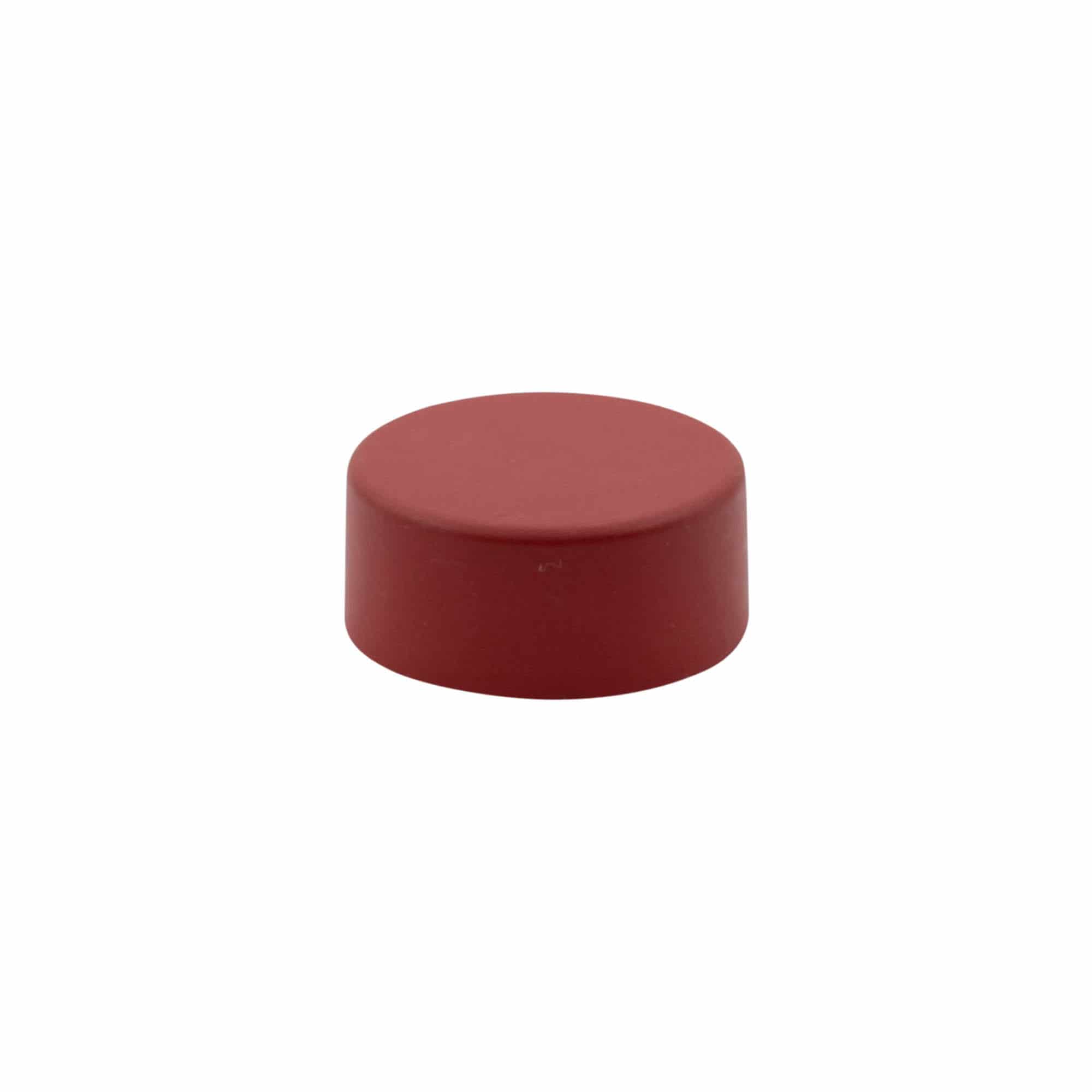 Tappo a vite, plastica ABS, rosso, per imboccatura: GPI 28/400