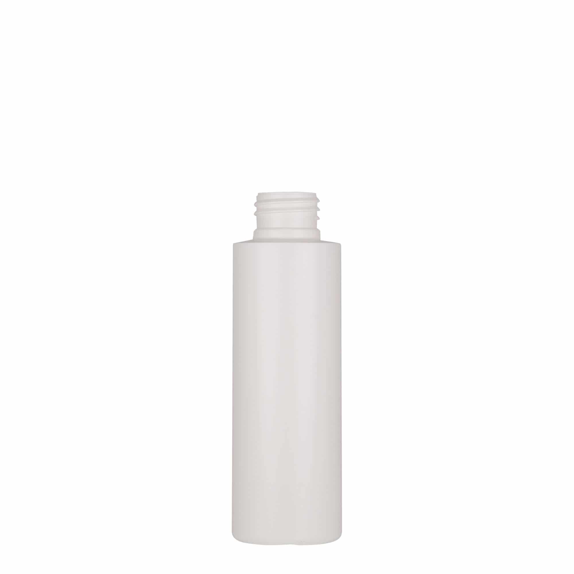 100 ml Flacone in plastica 'Pipe', Green HDPE, bianco, imboccatura: GPI 24/410