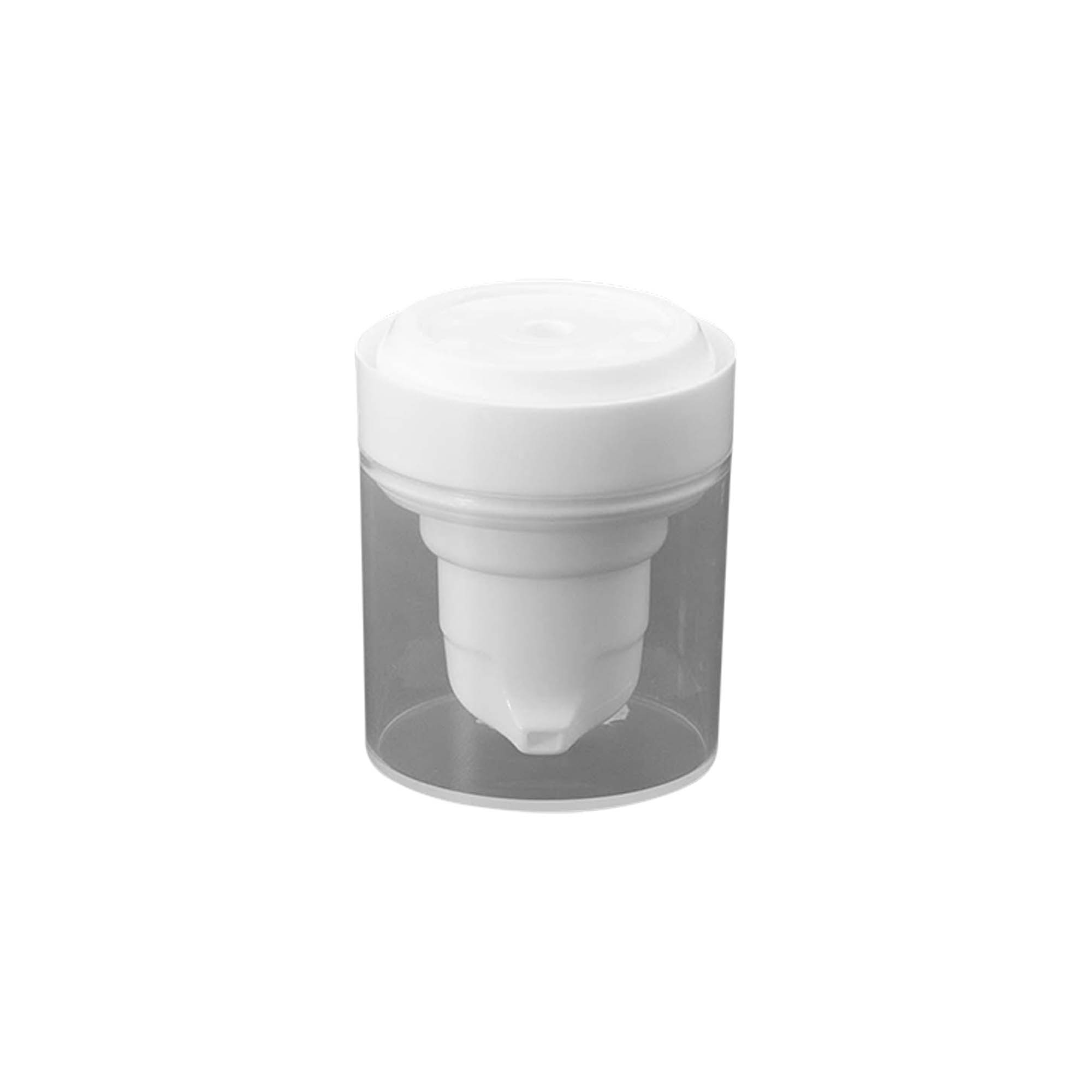 Dispenser a pompa Airless 'Micro', plastica PP, bianco