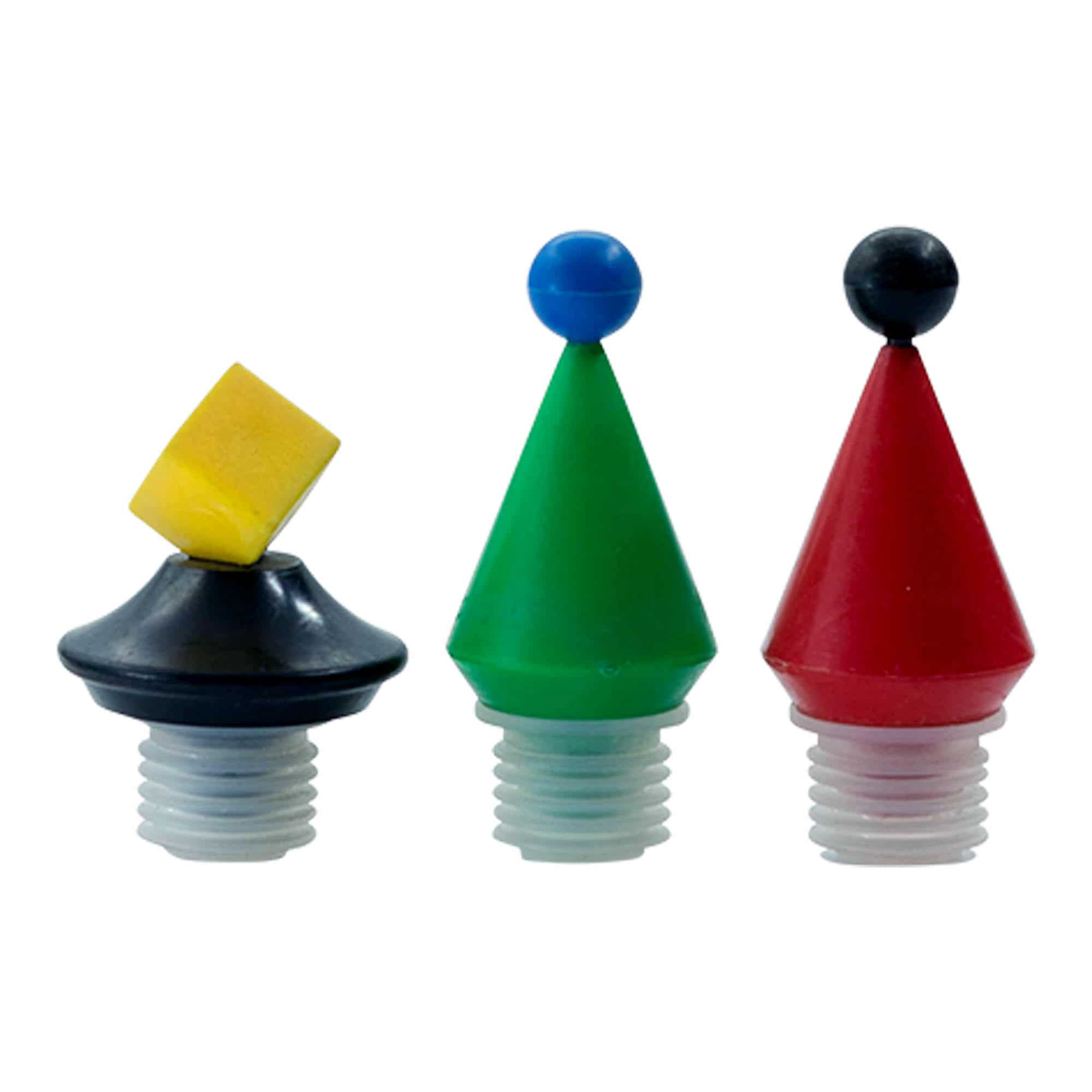 Tappo a fungo 19 mm, plastica, multicolore, per imboccatura: fascetta