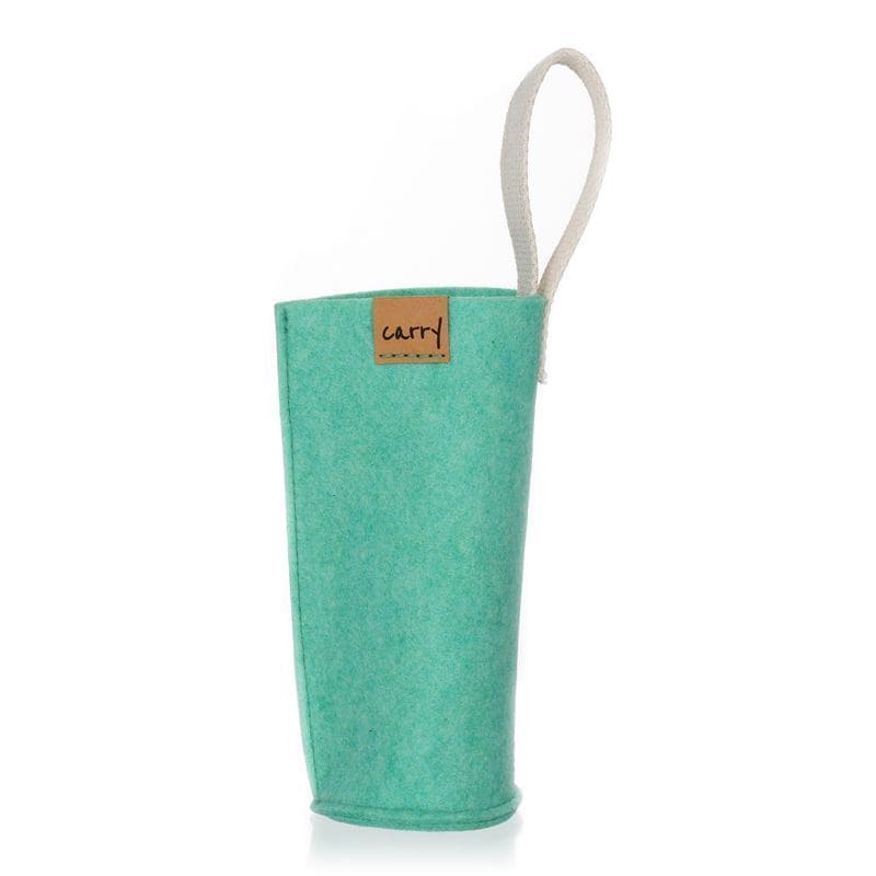 Custodia borraccia 'CARRY Sleeve', tessuto, verde menta