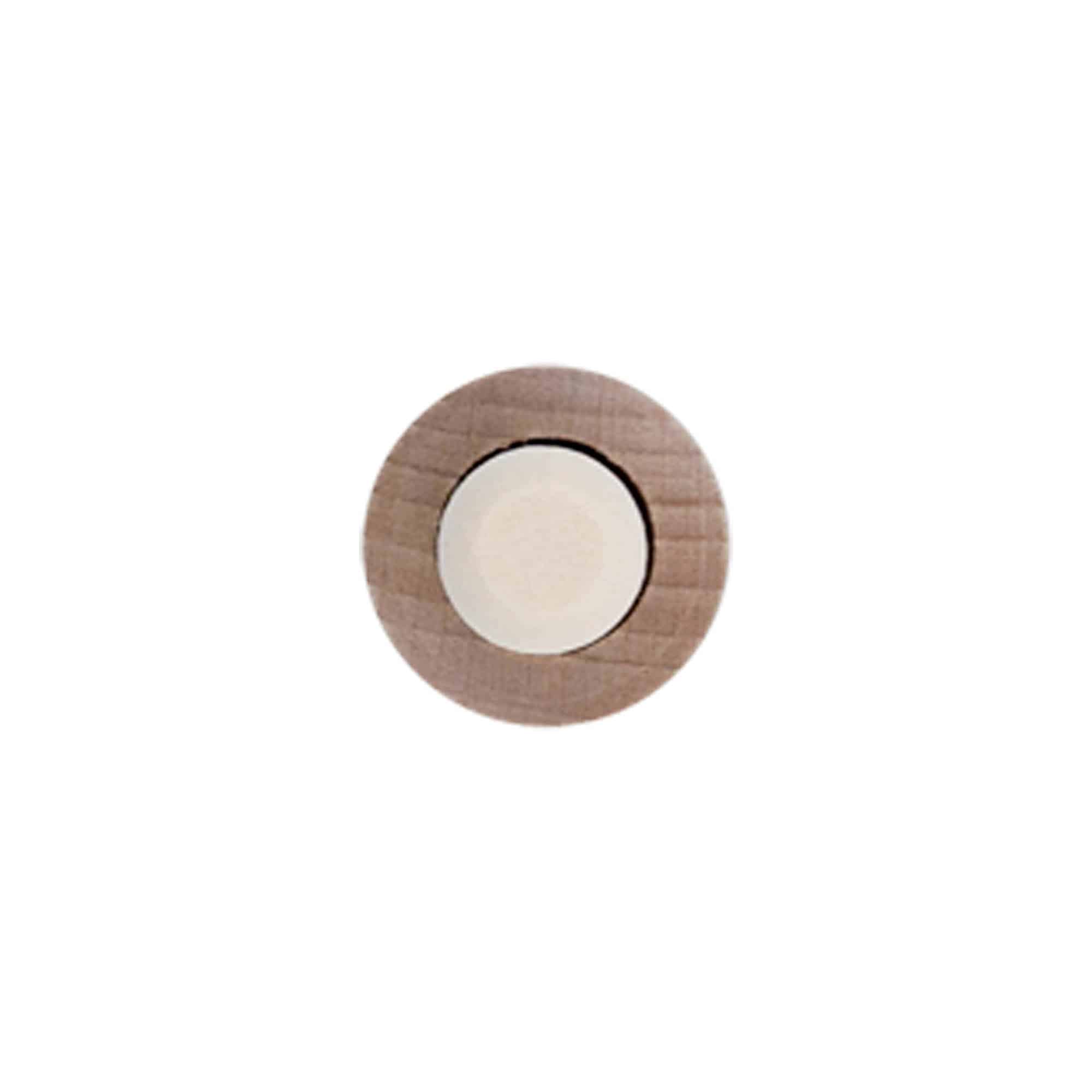 Tappo a fungo 16 mm, legno, per imboccatura: fascetta