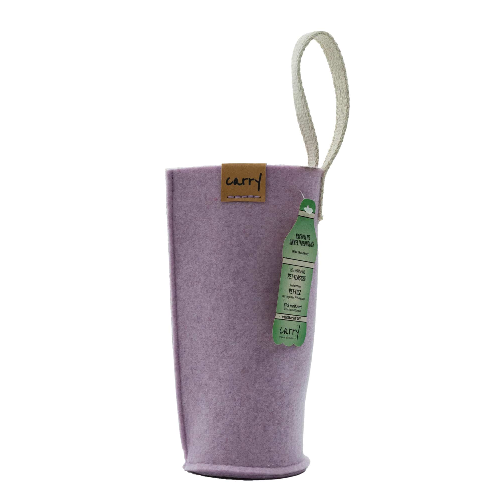 Custodia borraccia 'CARRY Sleeve', tessuto, magnolia