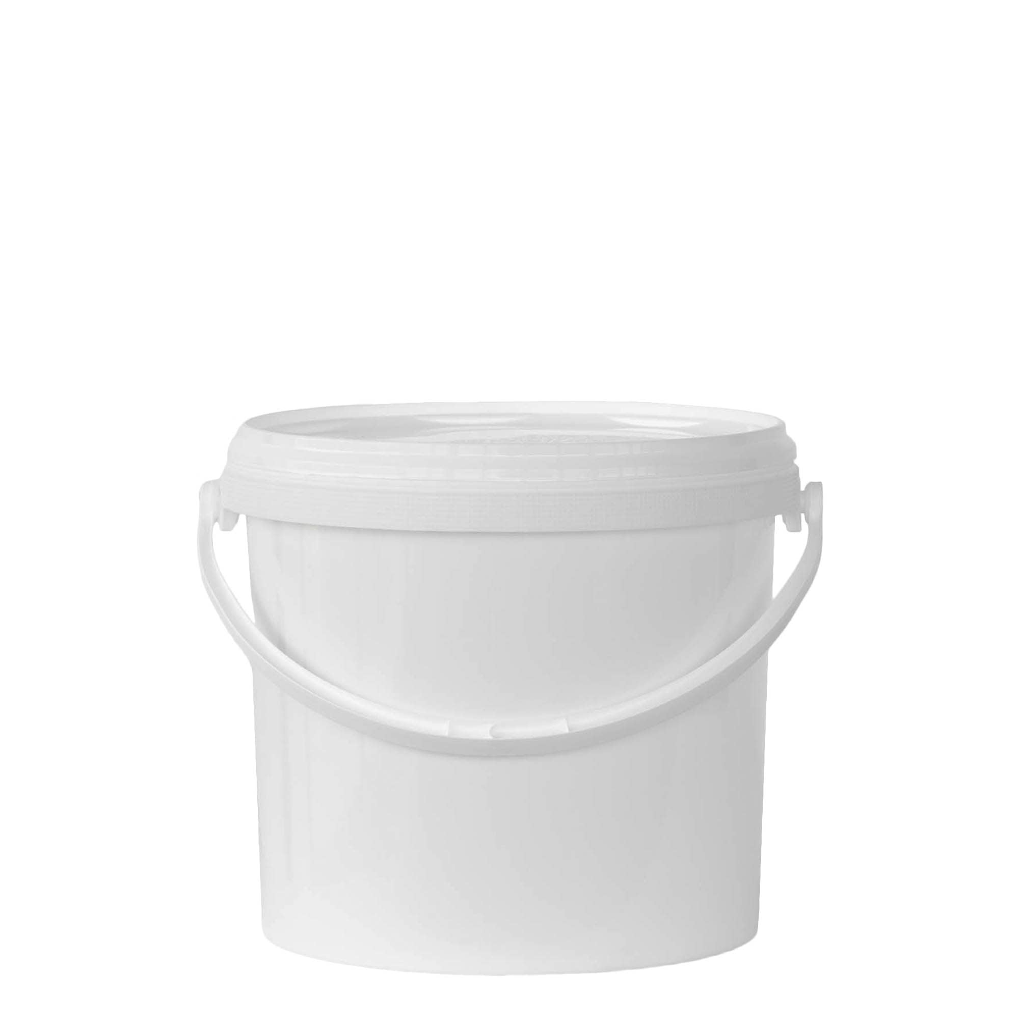 5 l Secchio, plastica PP, bianco