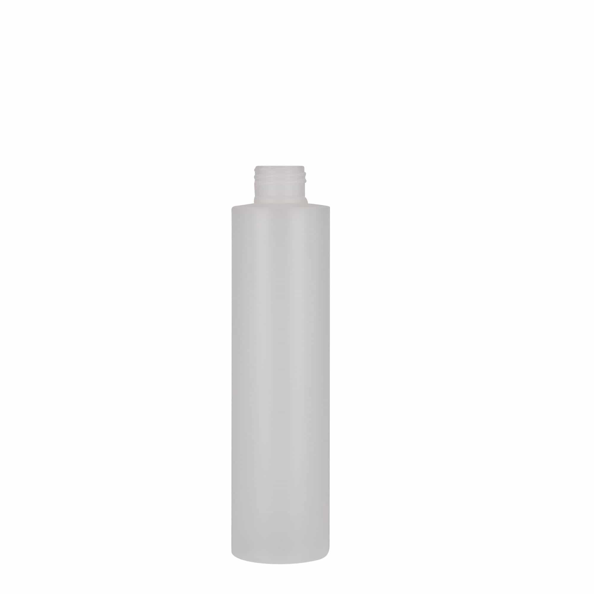 200 ml Flacone in plastica 'Pipe', HDPE, naturale, imboccatura: GPI 24/410