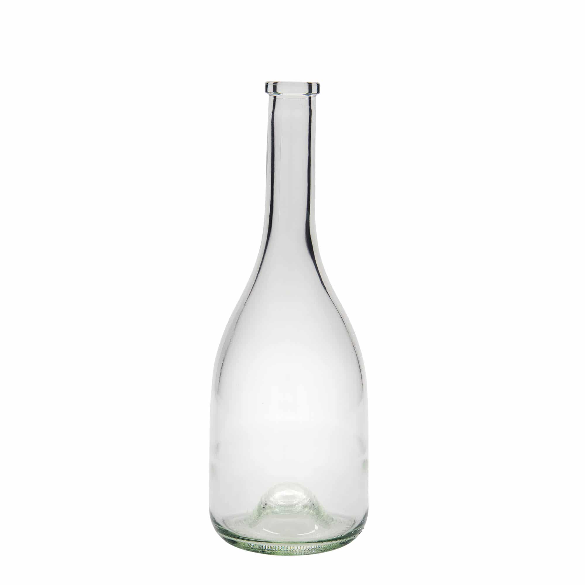 750 ml Bottiglia di vetro 'Rustica, imboccatura: fascetta