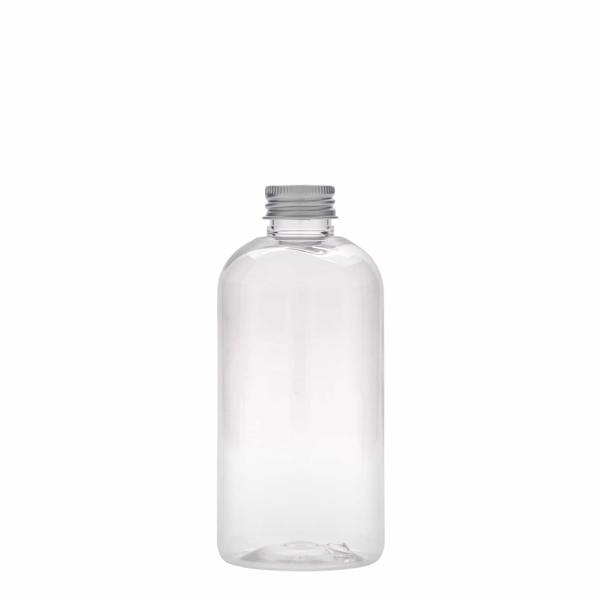 250 ml Bottiglia PET 'Boston', plastica, imboccatura: GPI 24/410