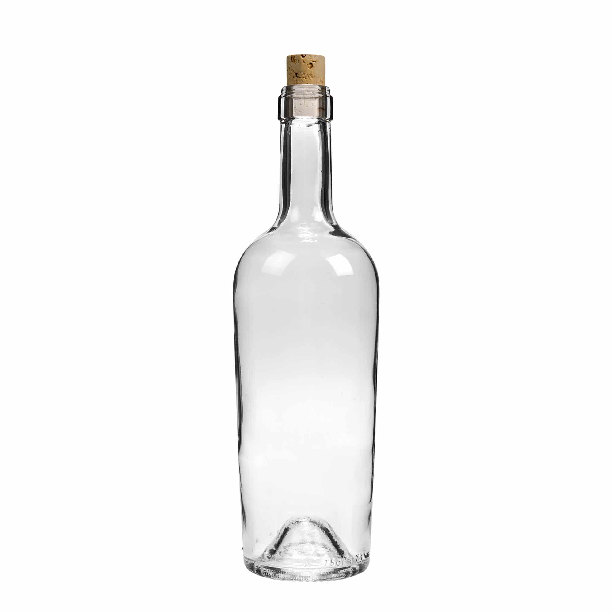 750 ml Bottiglia da vino 'Imperiale', vetro, imboccatura: fascetta