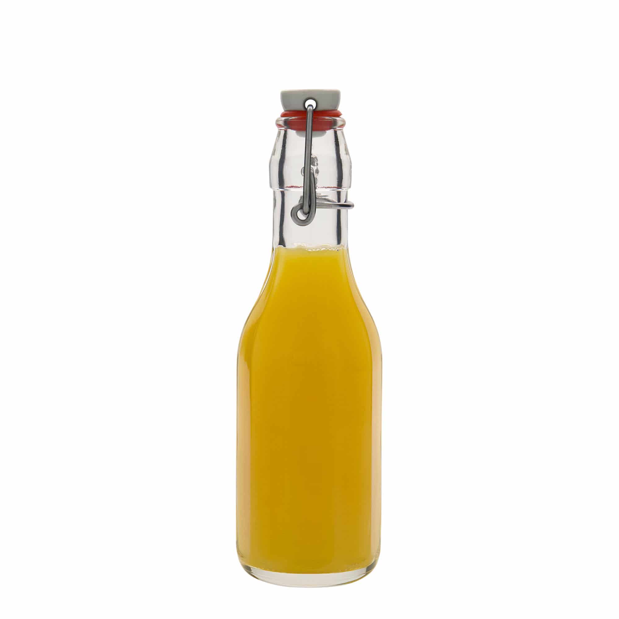 250 ml Bottiglia sfaccettata 'Bravo', vetro, imboccatura: tappo meccanico