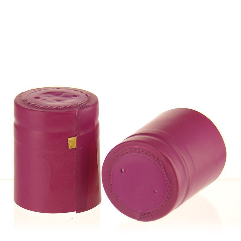 Capsula termoretraibile 32x41, plastica PVC, fucsia