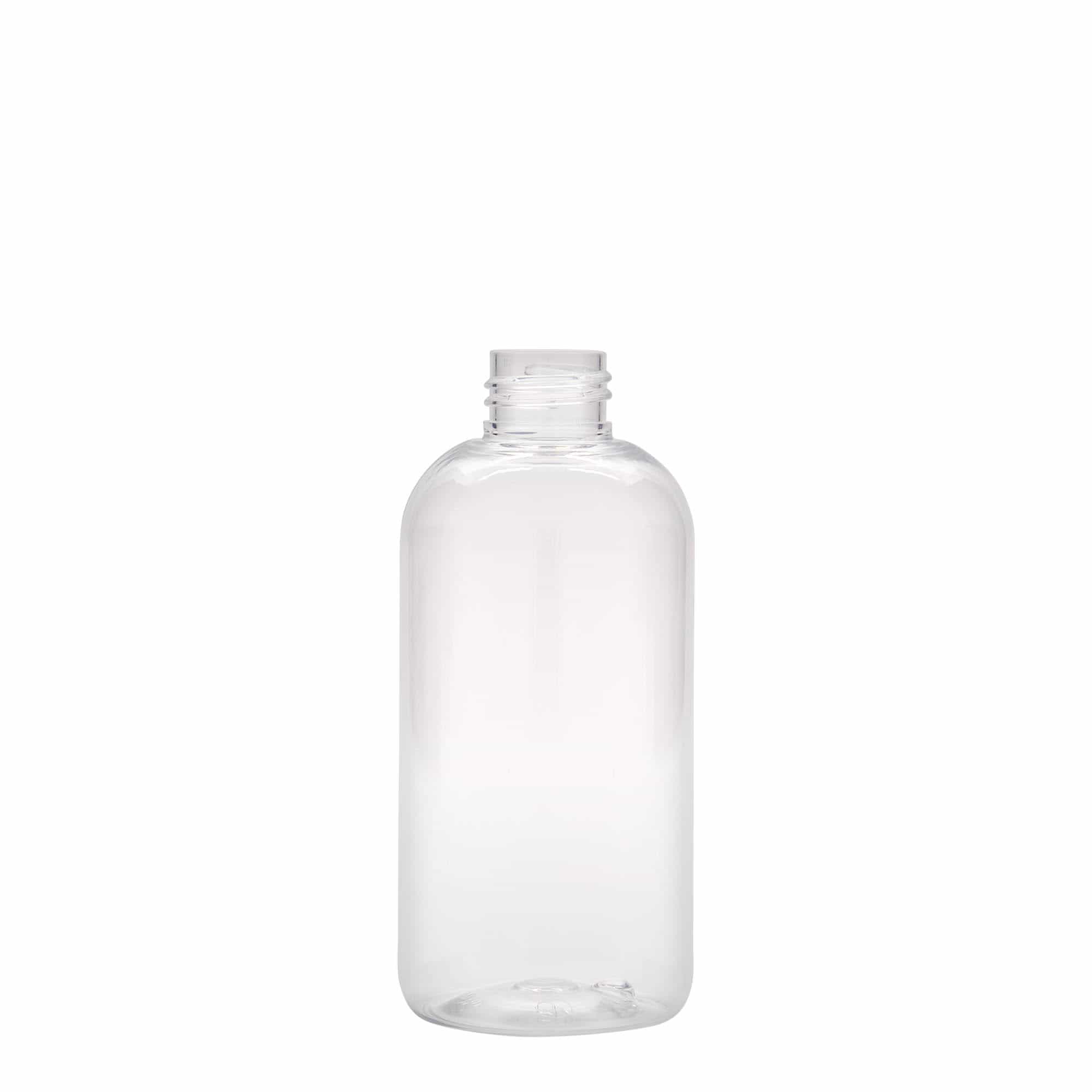 200 ml Bottiglia PET 'Boston', plastica, imboccatura: GPI 24/410