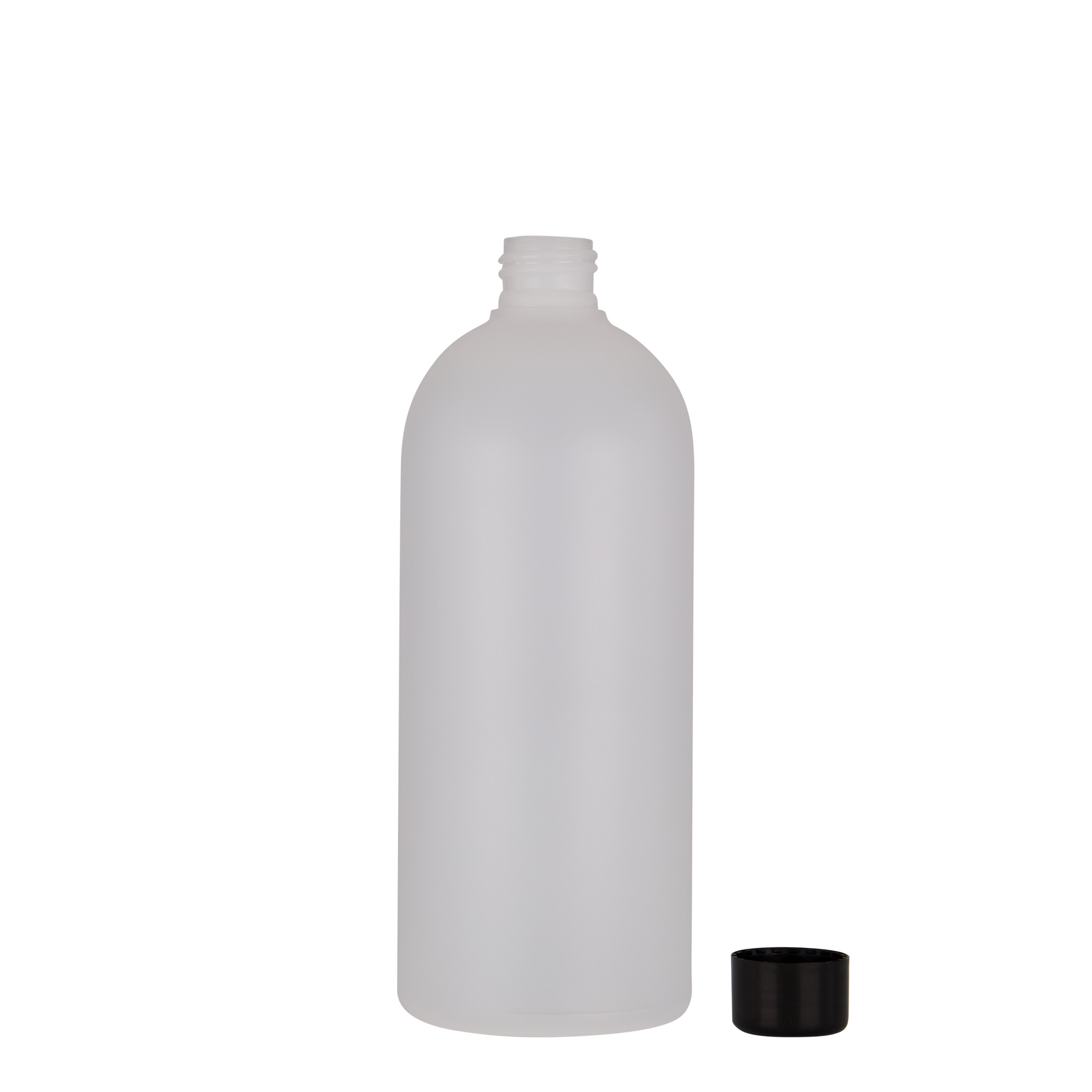 500 ml Flacone in plastica 'Tuffy', HDPE, naturale, imboccatura: GPI 24/410