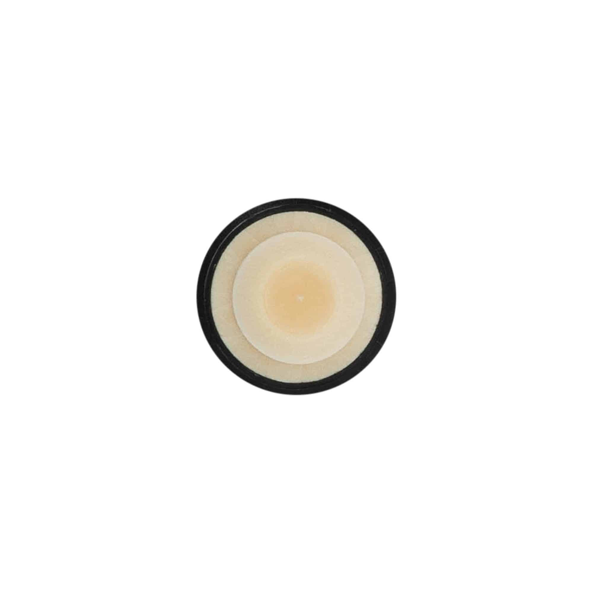 Tappo a fungo 19 mm, plastica, oro, per imboccatura: fascetta
