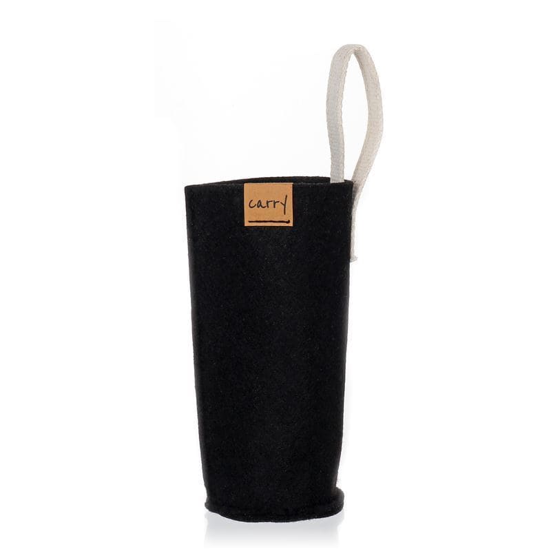 Custodia borraccia 'CARRY Sleeve', tessuto, nero