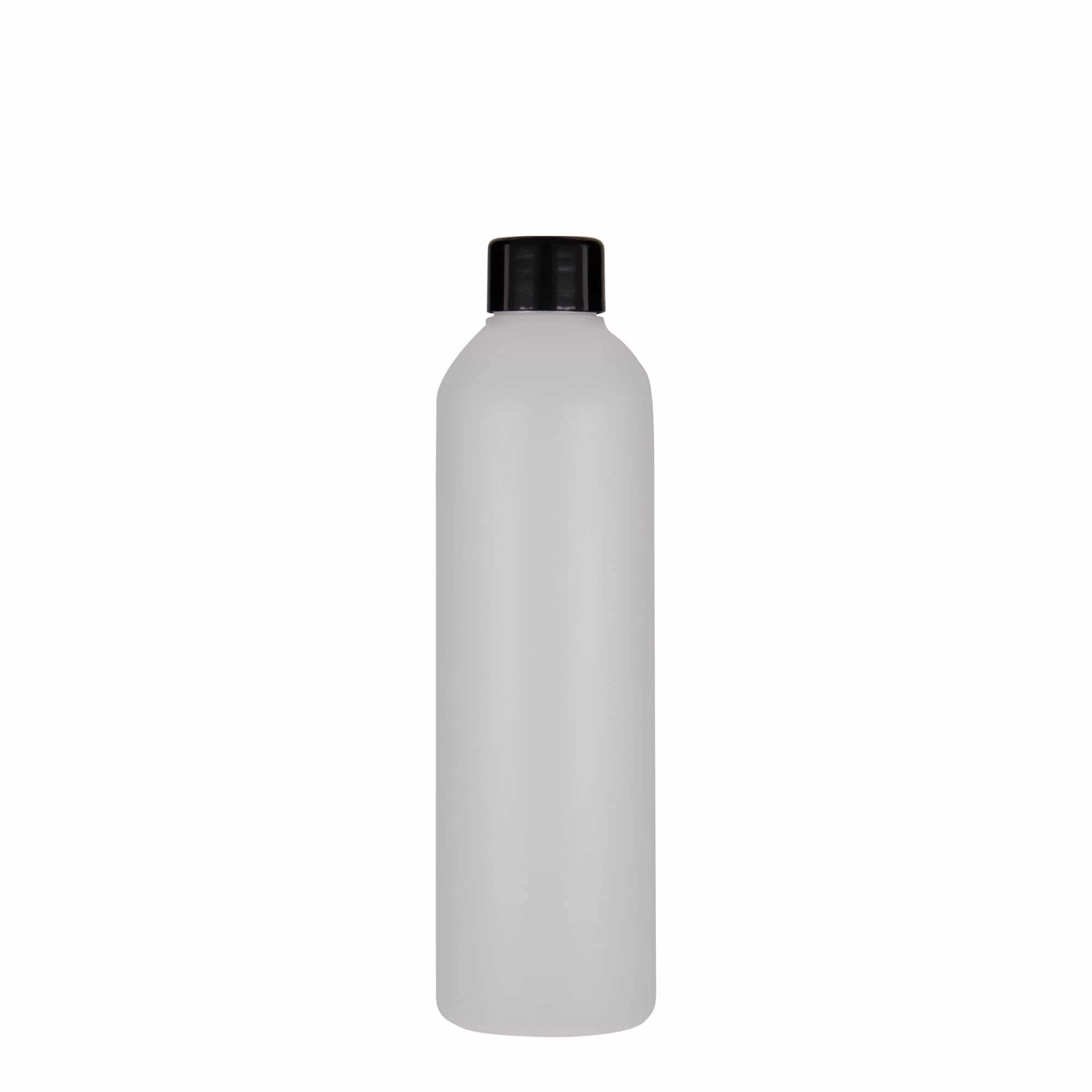 250 ml Flacone in plastica 'Tuffy', HDPE, naturale, imboccatura: GPI 24/410