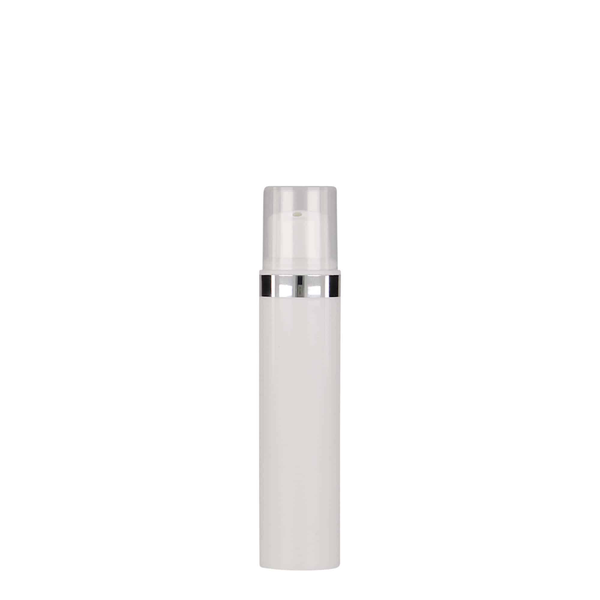 15 ml Flacone Airless 'Nano', plastica PP, bianco