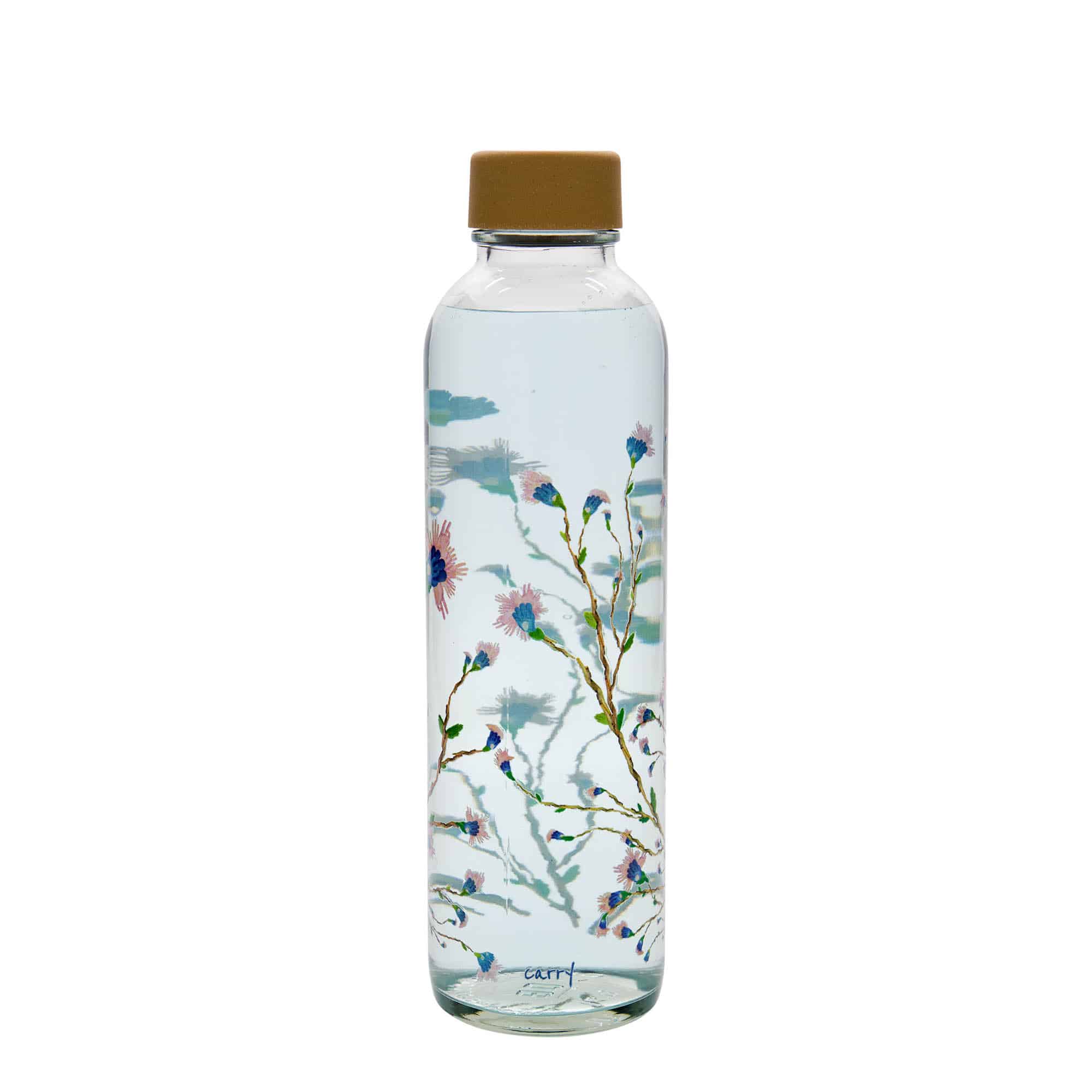 700 ml Borraccia 'CARRY Bottle', motivo: Hanami, vetro, imboccatura: a vite