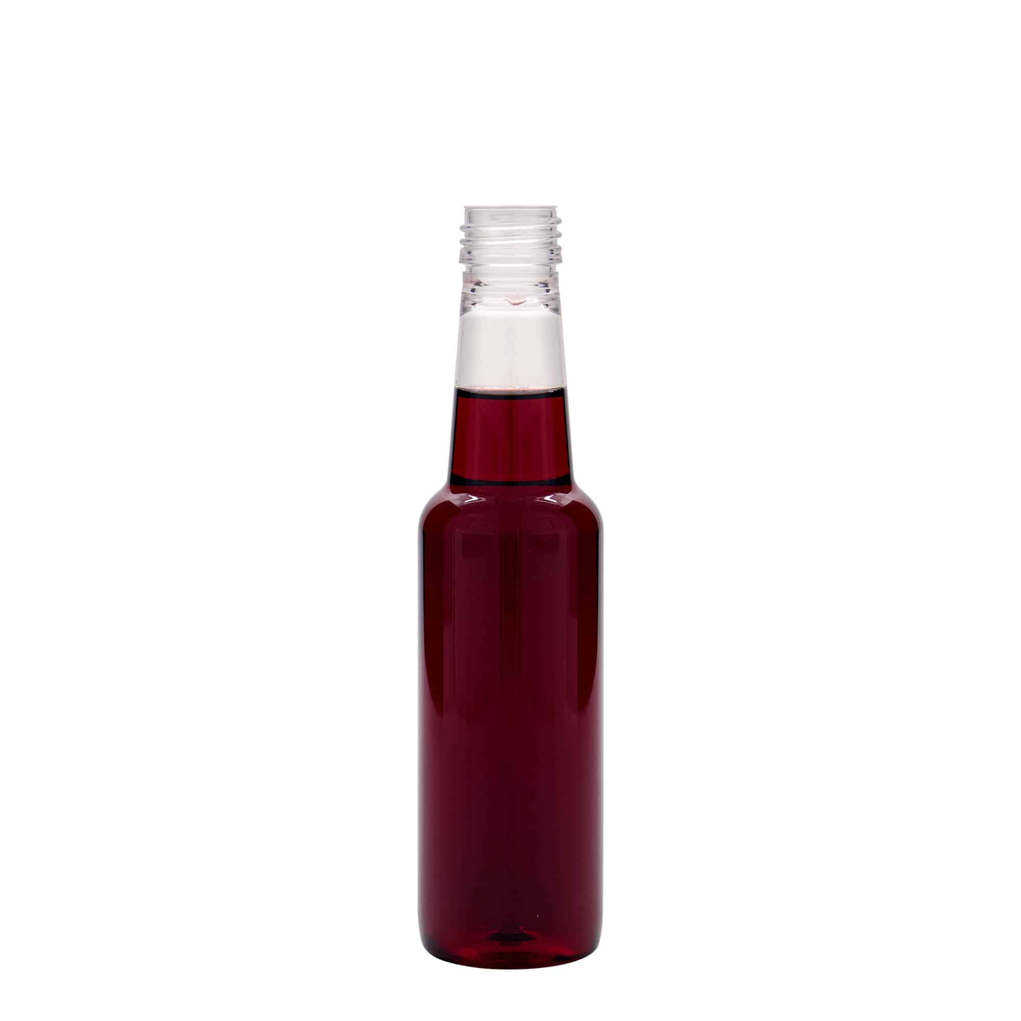 250 ml Bottiglia PET 'Wein', plastica, imboccatura: PP 28