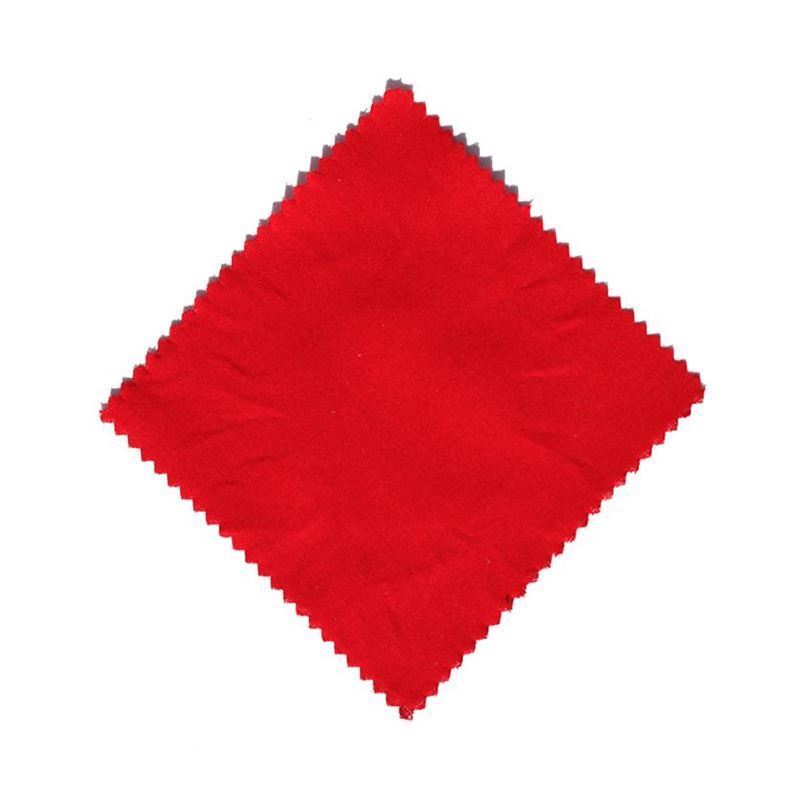 Copri vasetti in stoffa 12x12, quadrati, tessuto, rosso, imboccatura: TO38-TO53