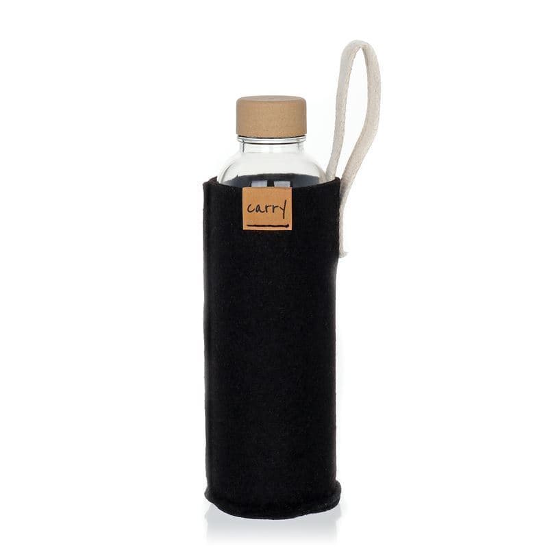 Custodia borraccia 'CARRY Sleeve', tessuto, nero