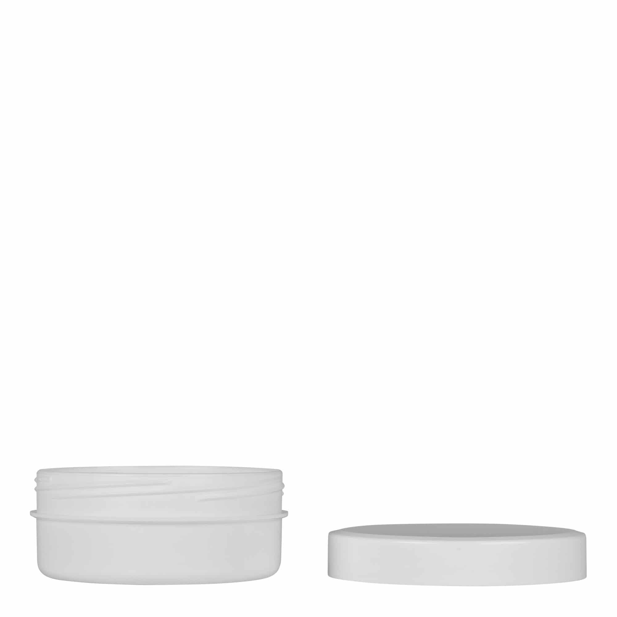 125 ml Contenitore cosmetico 'White Line', plastica PP, bianco, imboccatura: a vite