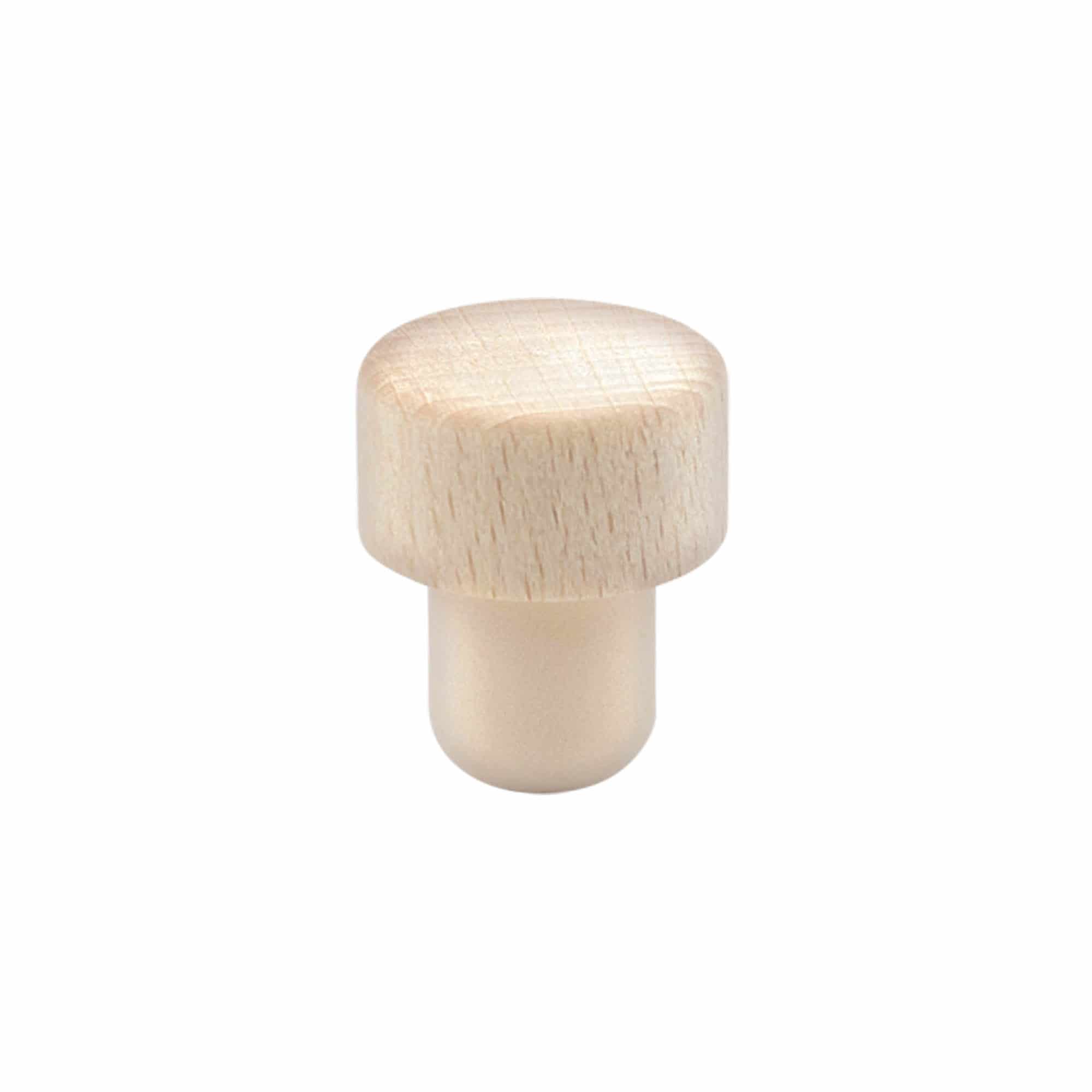 Tappo a fungo 18 mm, legno, per imboccatura: fascetta