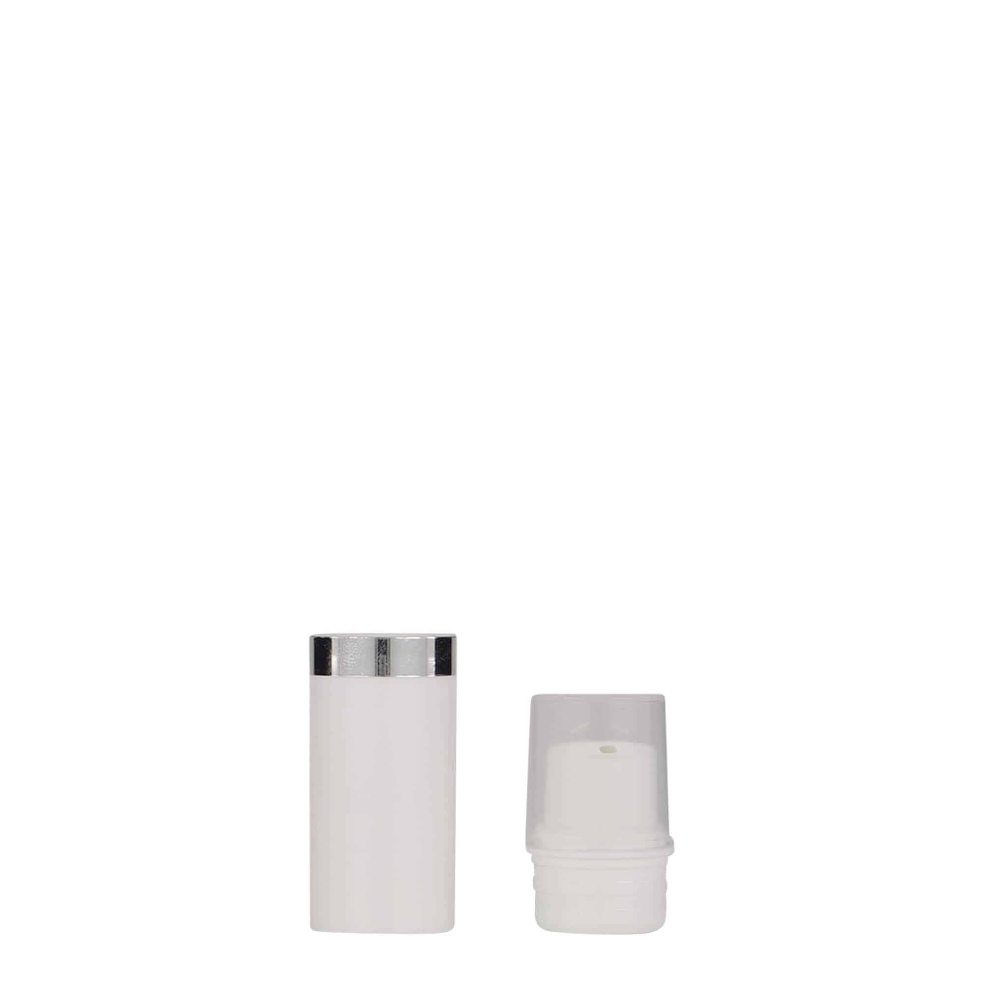 5 ml Flacone Airless 'Nano', plastica PP, bianco