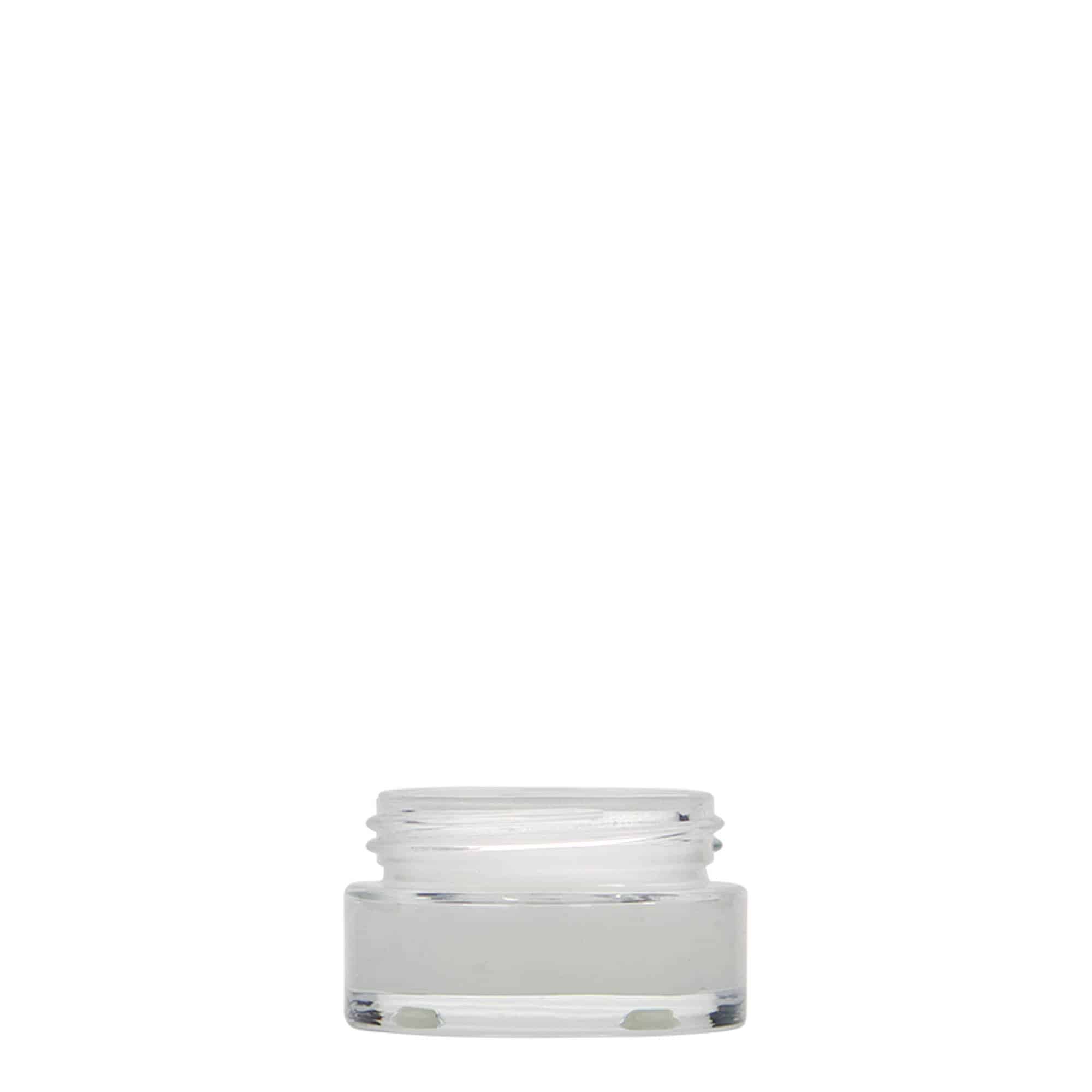 15 ml Contenitore cosmetico 'Clear Edition', vetro, imboccatura: a vite