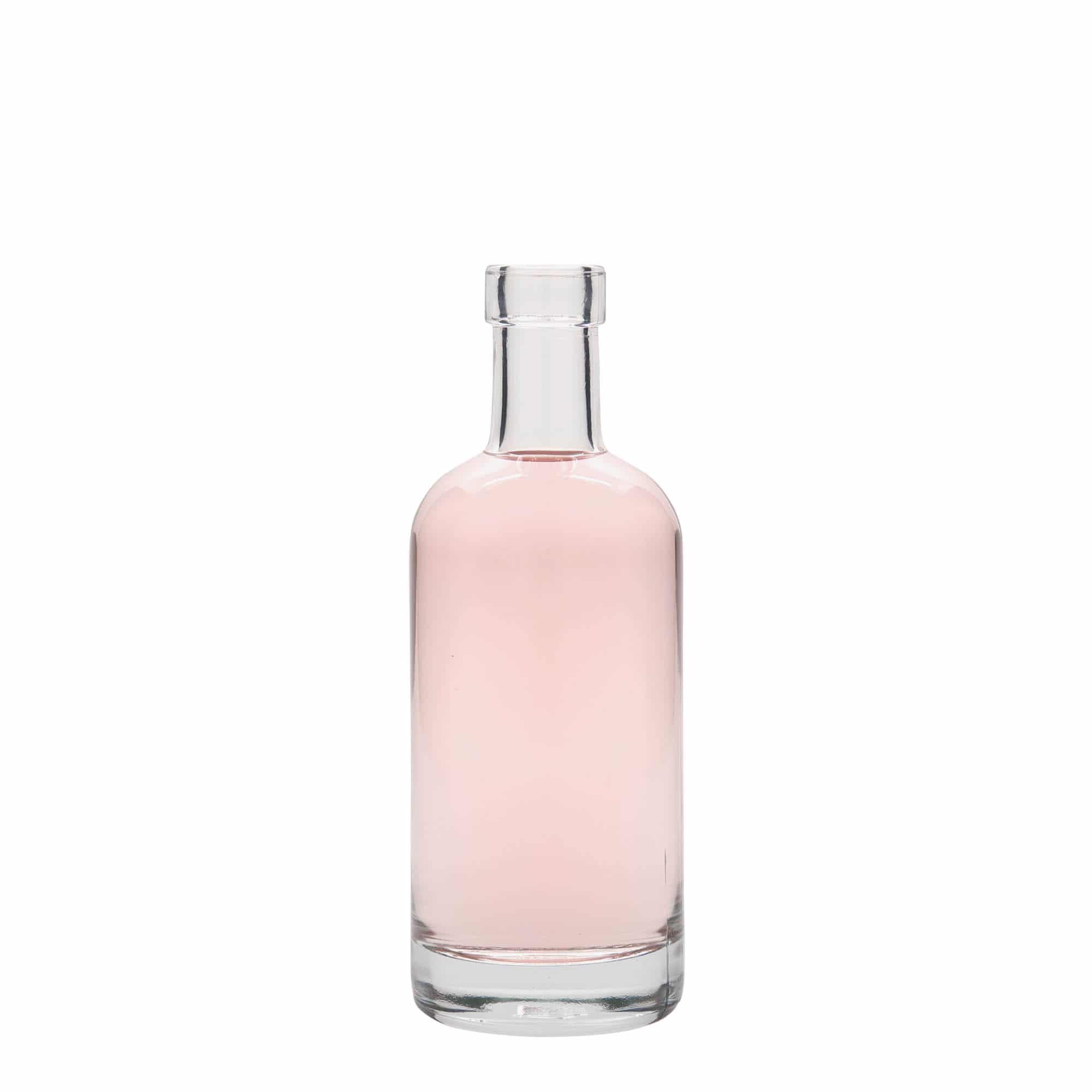 250 ml Bottiglia di vetro 'Linea Uno' imboccatura: fascetta